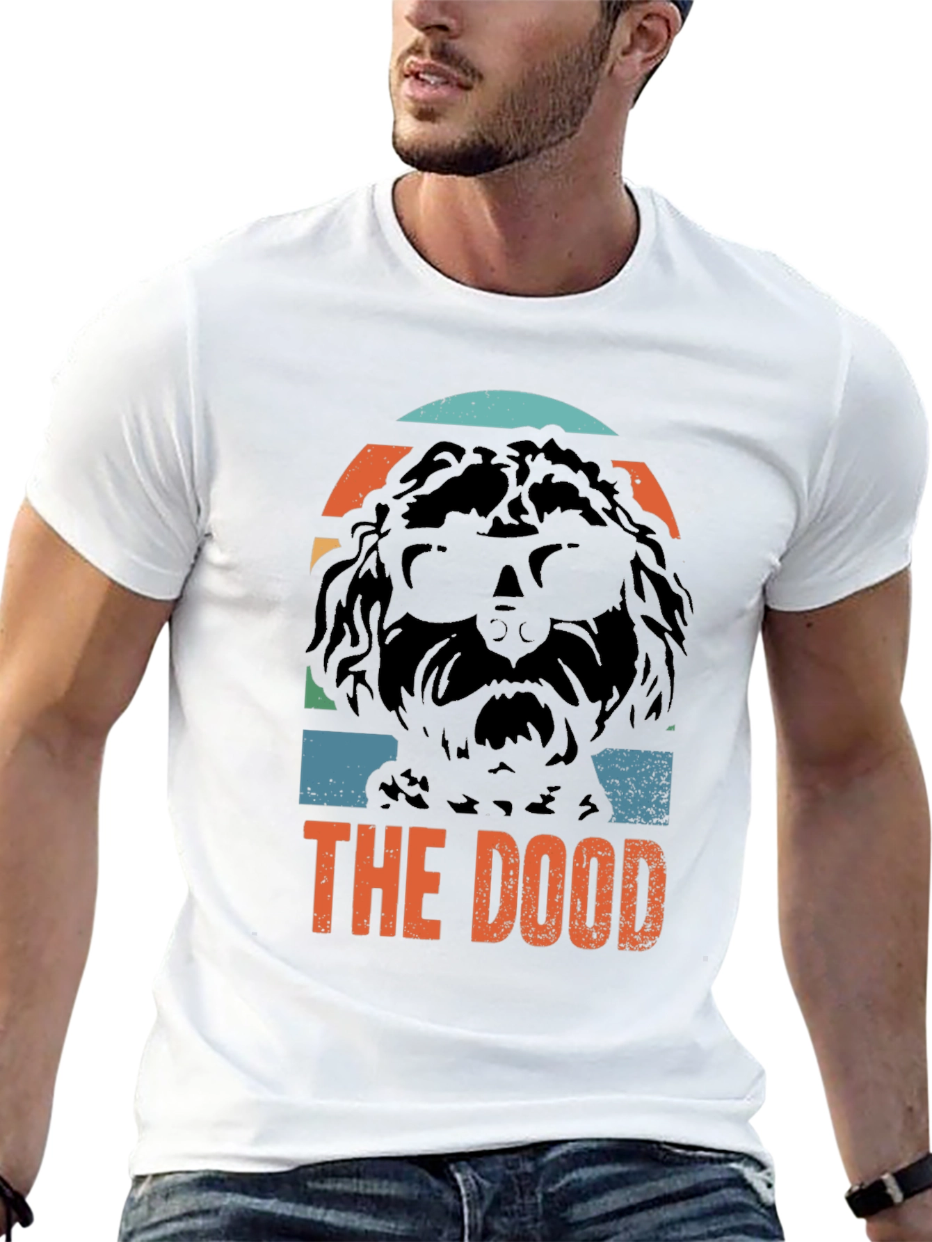 The Dood Retro T-Shirt - Cool Dog Graphic Tee