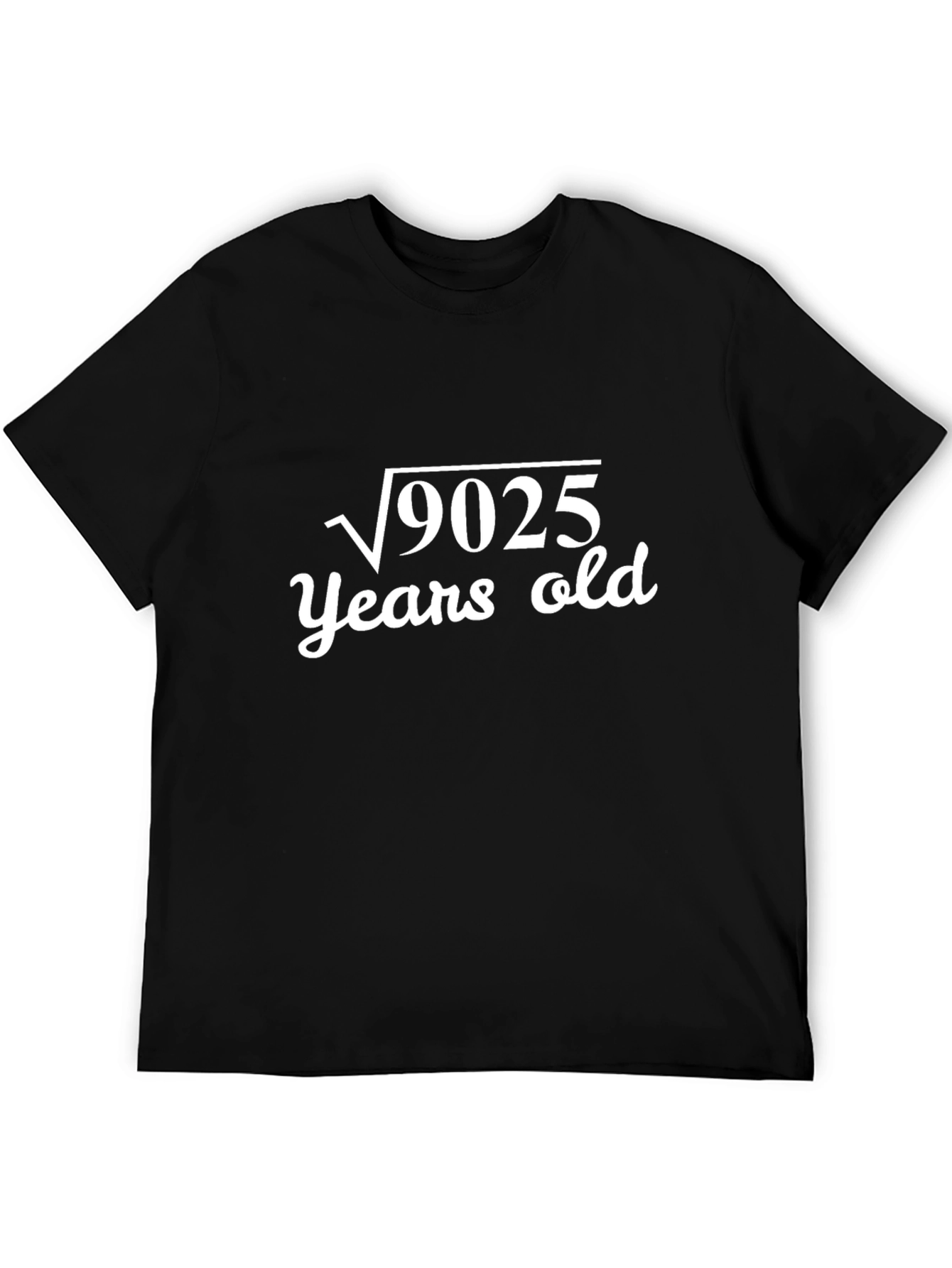 Funny Math Birthday T-Shirt - 95 Years Old