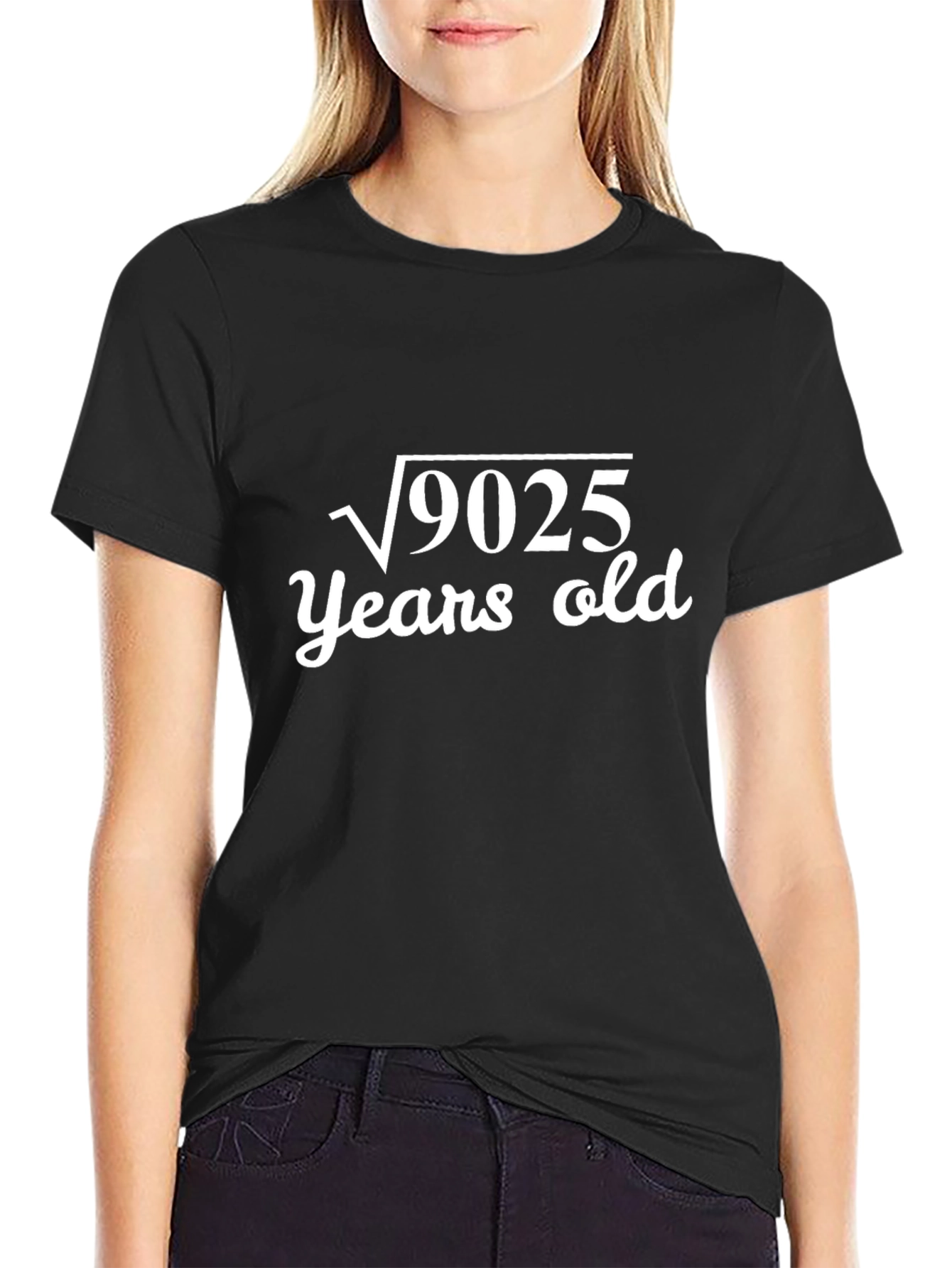 Funny Math Birthday T-Shirt - 95 Years Old