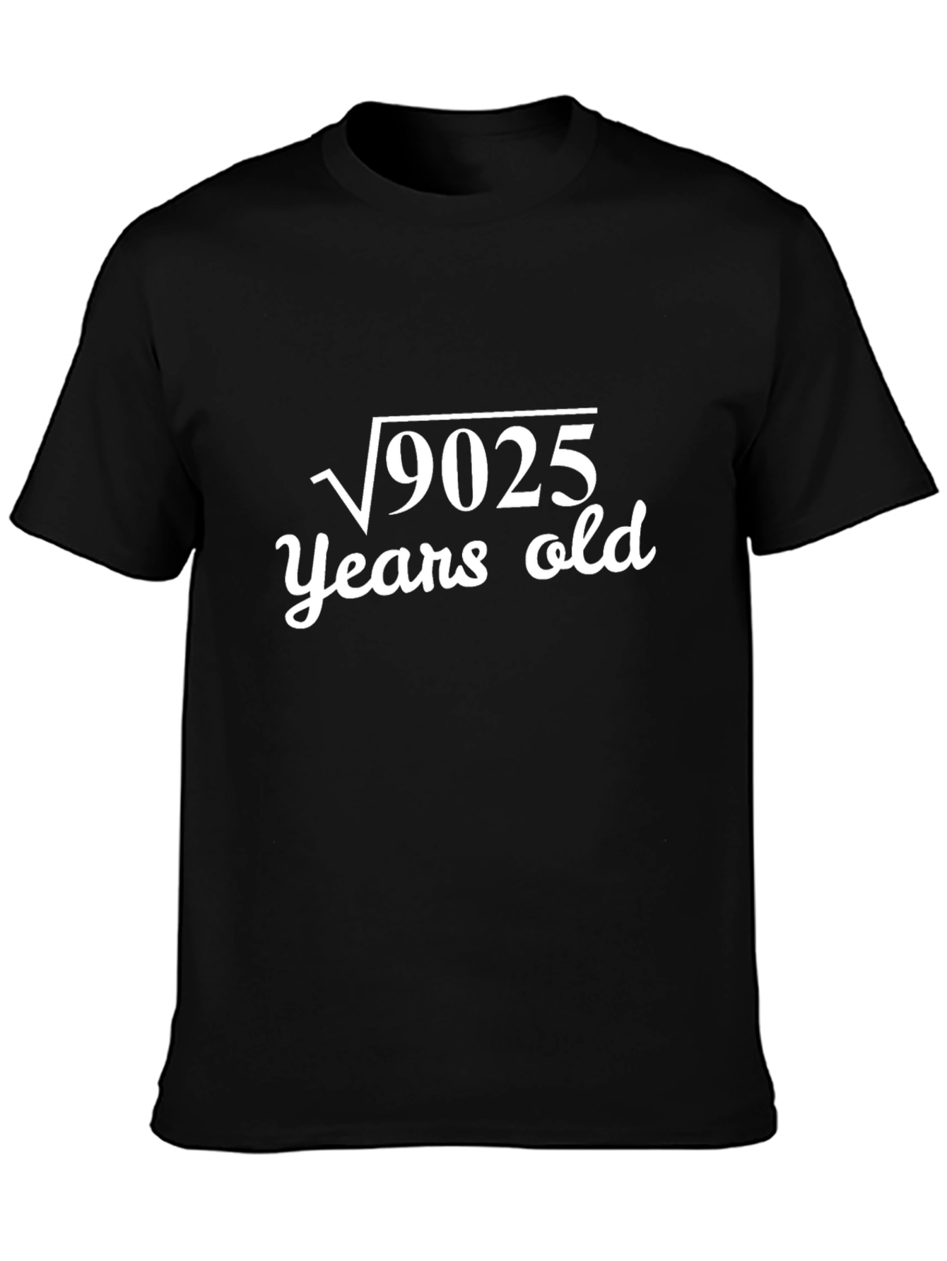 Funny Math Birthday T-Shirt - 95 Years Old
