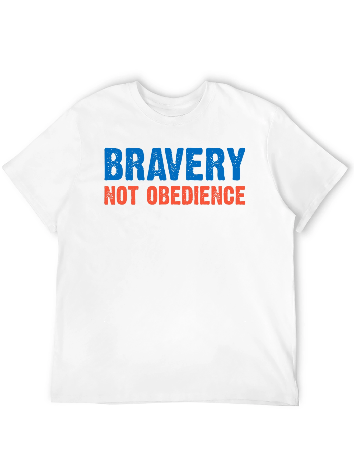 Bravery Not Obedience Graphic Tee - Black