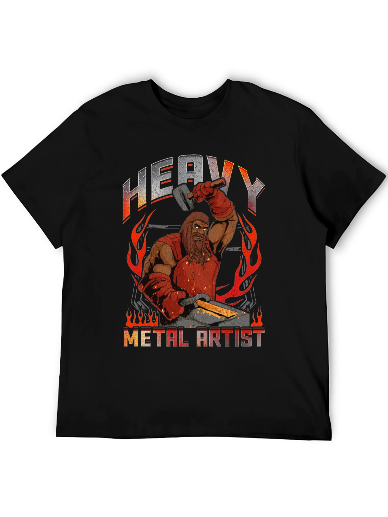 Heavy Metal Artist T-Shirt - Black