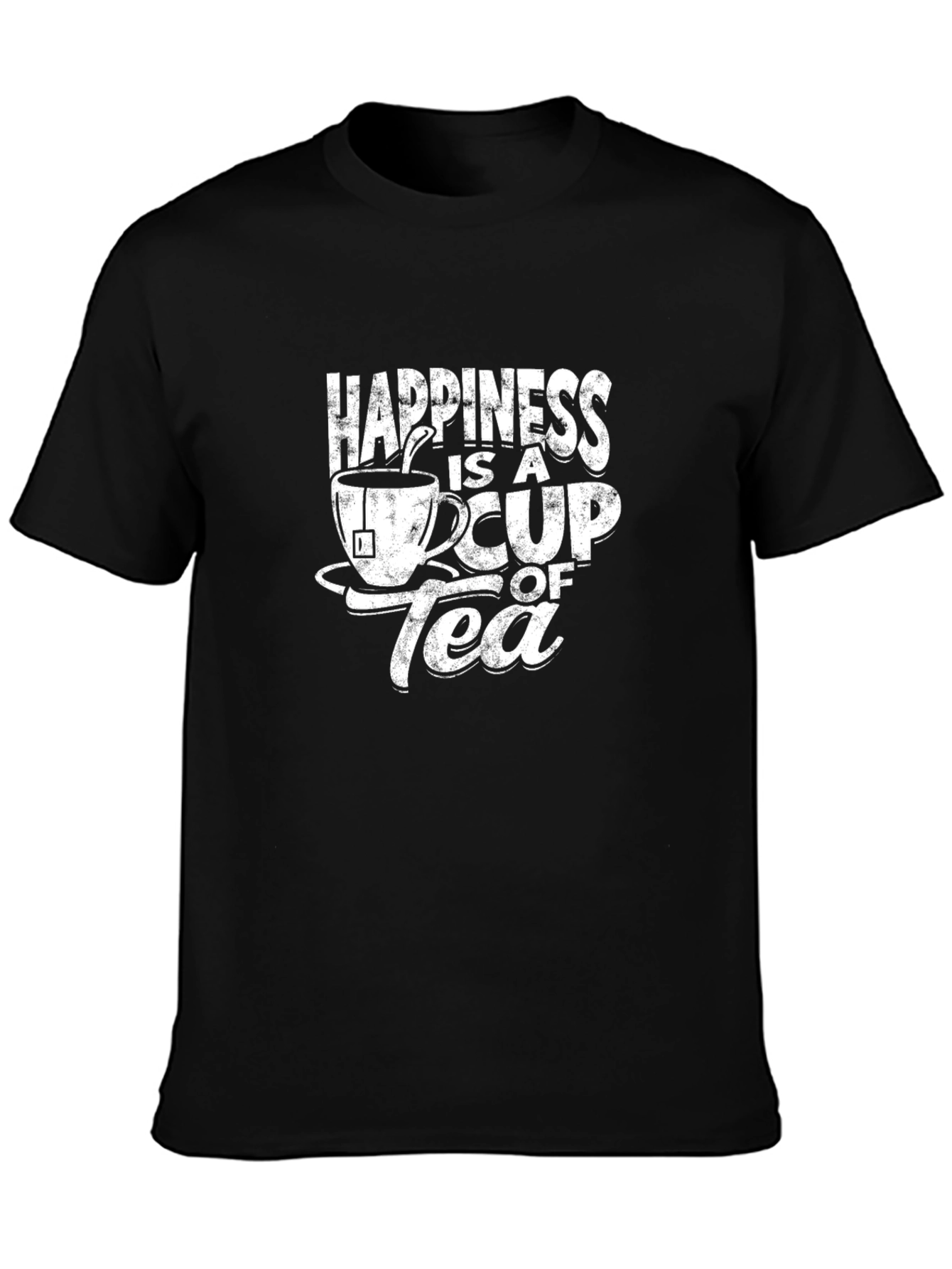 Happiness is a Cup of Tea Graphic T-Shirt