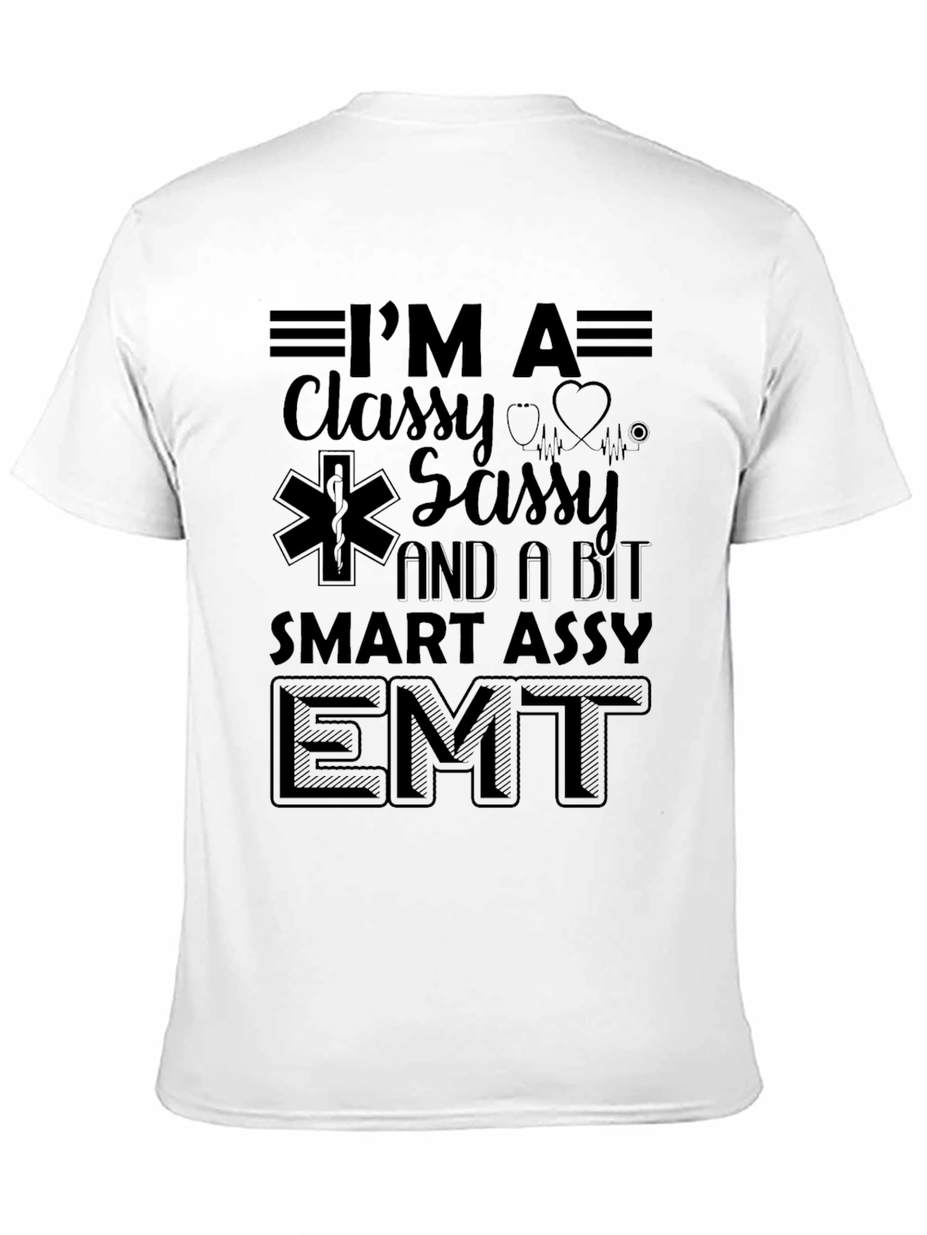 Classy Sassy EMT Black T-Shirt