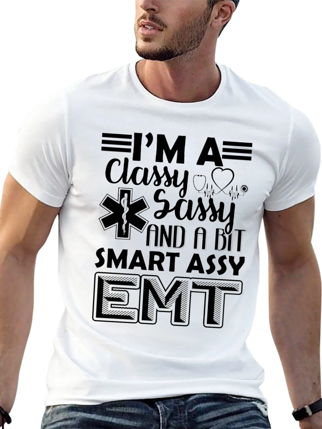 Classy Sassy EMT Black T-Shirt