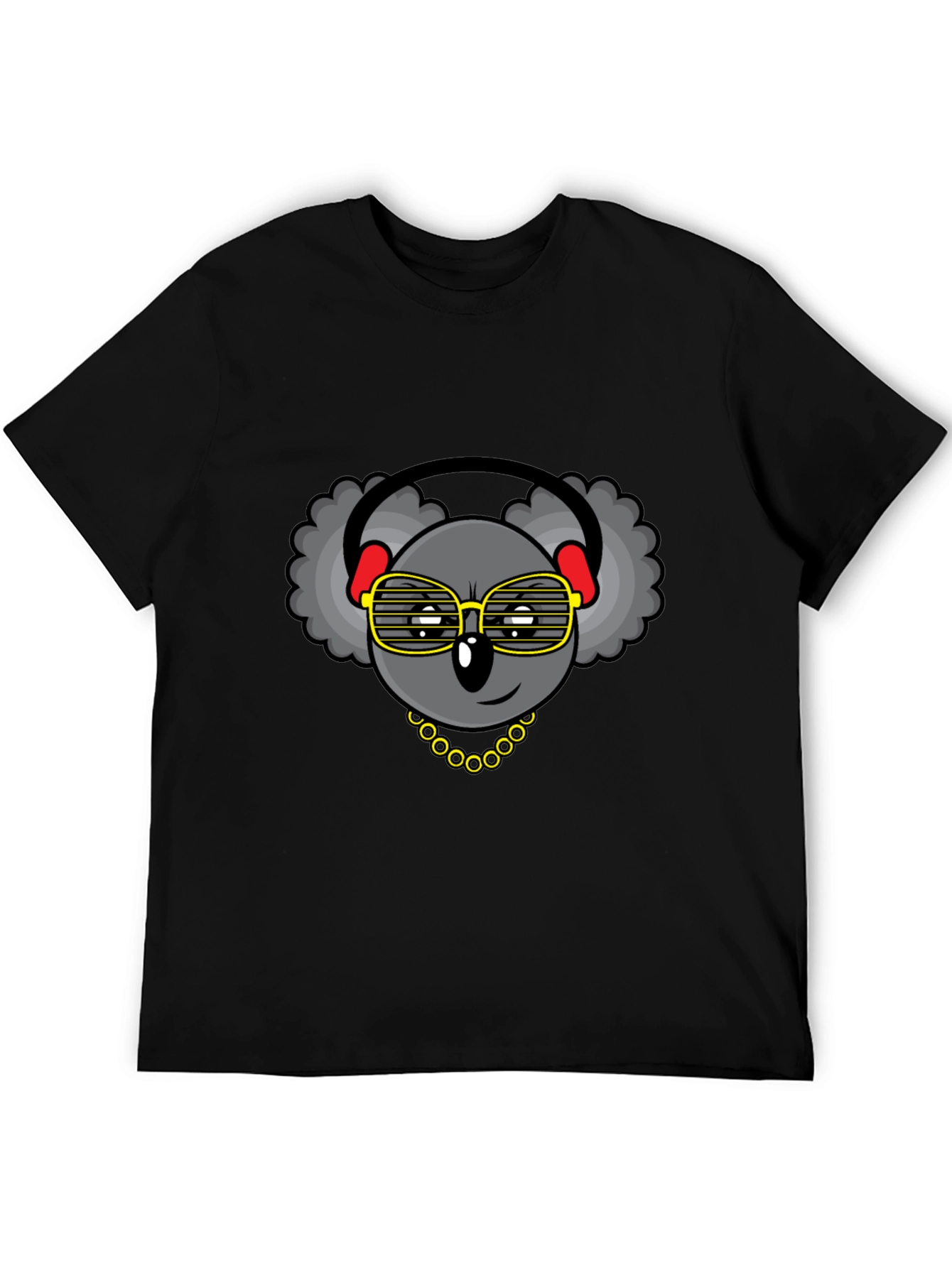Cool Koala Graphic Tee - Headphones & Shades