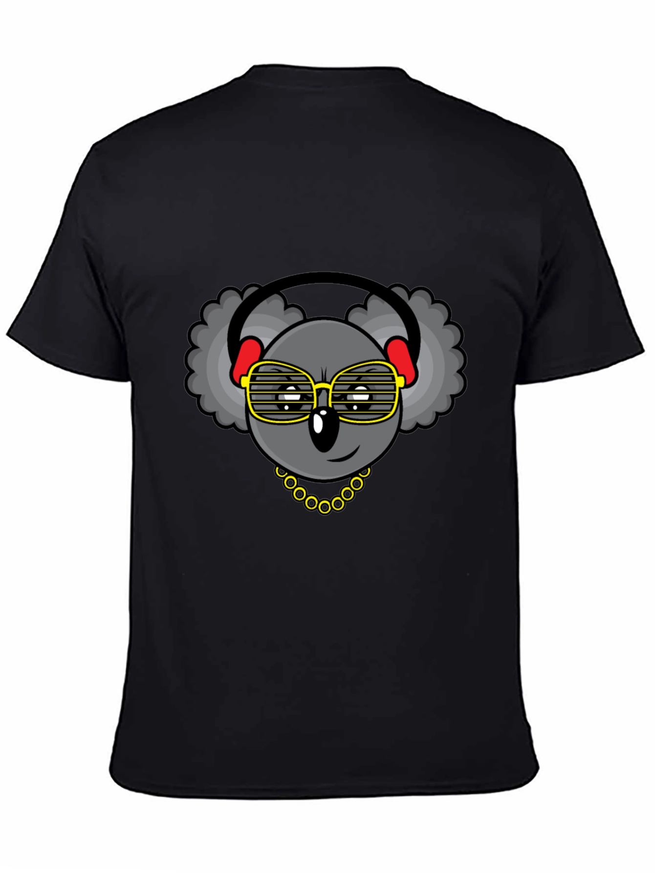 Cool Koala Graphic Tee - Headphones & Shades