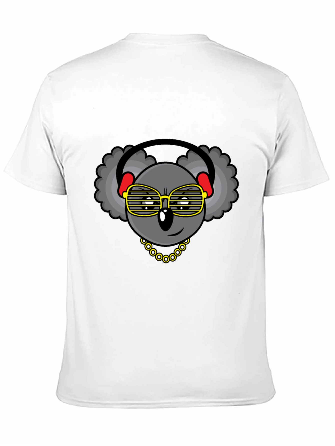 Cool Koala Graphic Tee - Headphones & Shades
