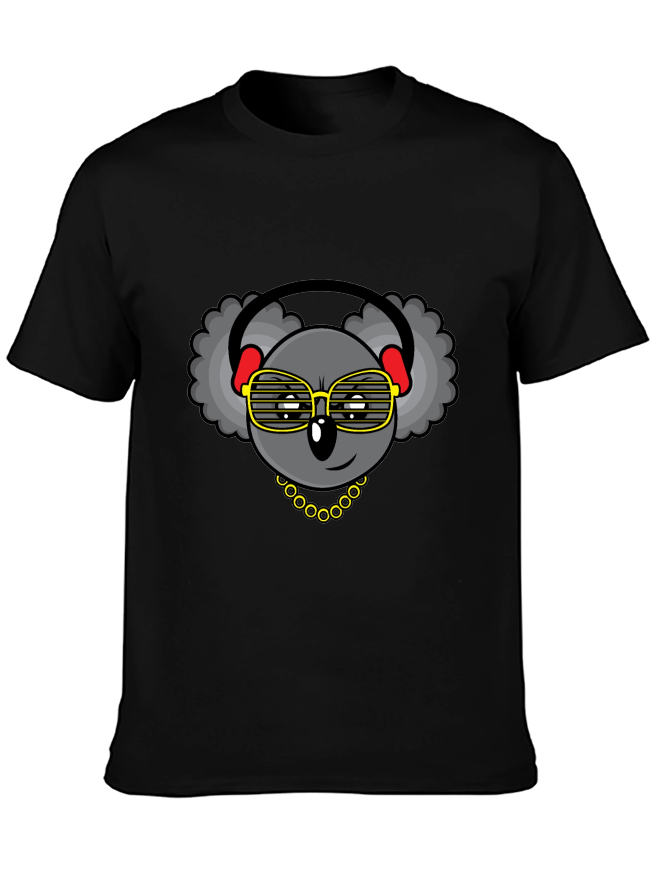 Cool Koala Graphic Tee - Headphones & Shades