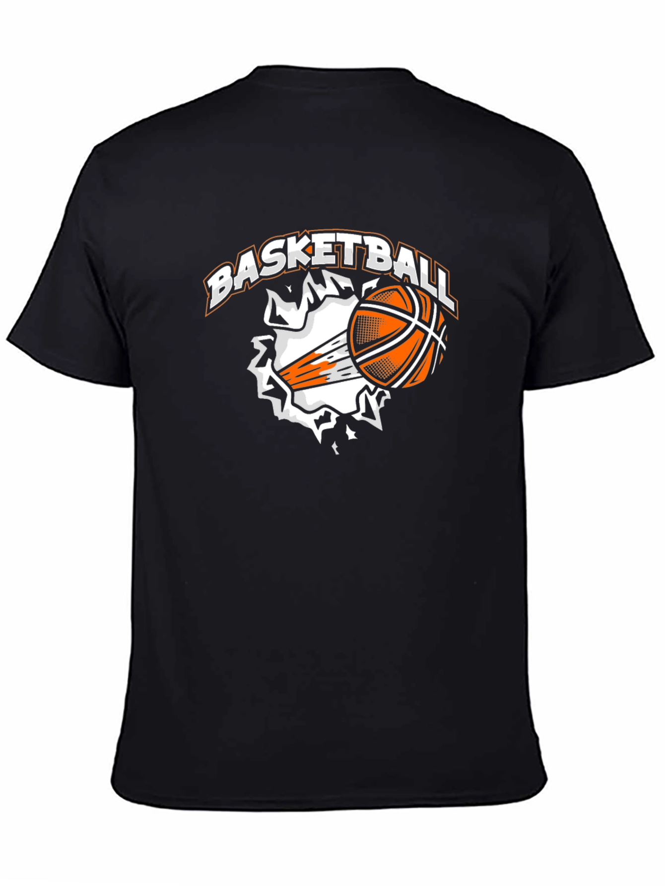 Basketball Graphic T-Shirt - Black