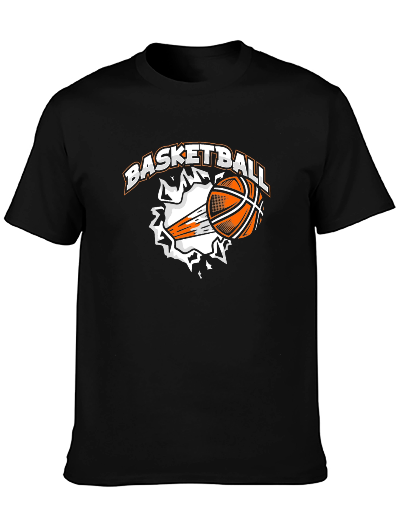 Basketball Graphic T-Shirt - Black