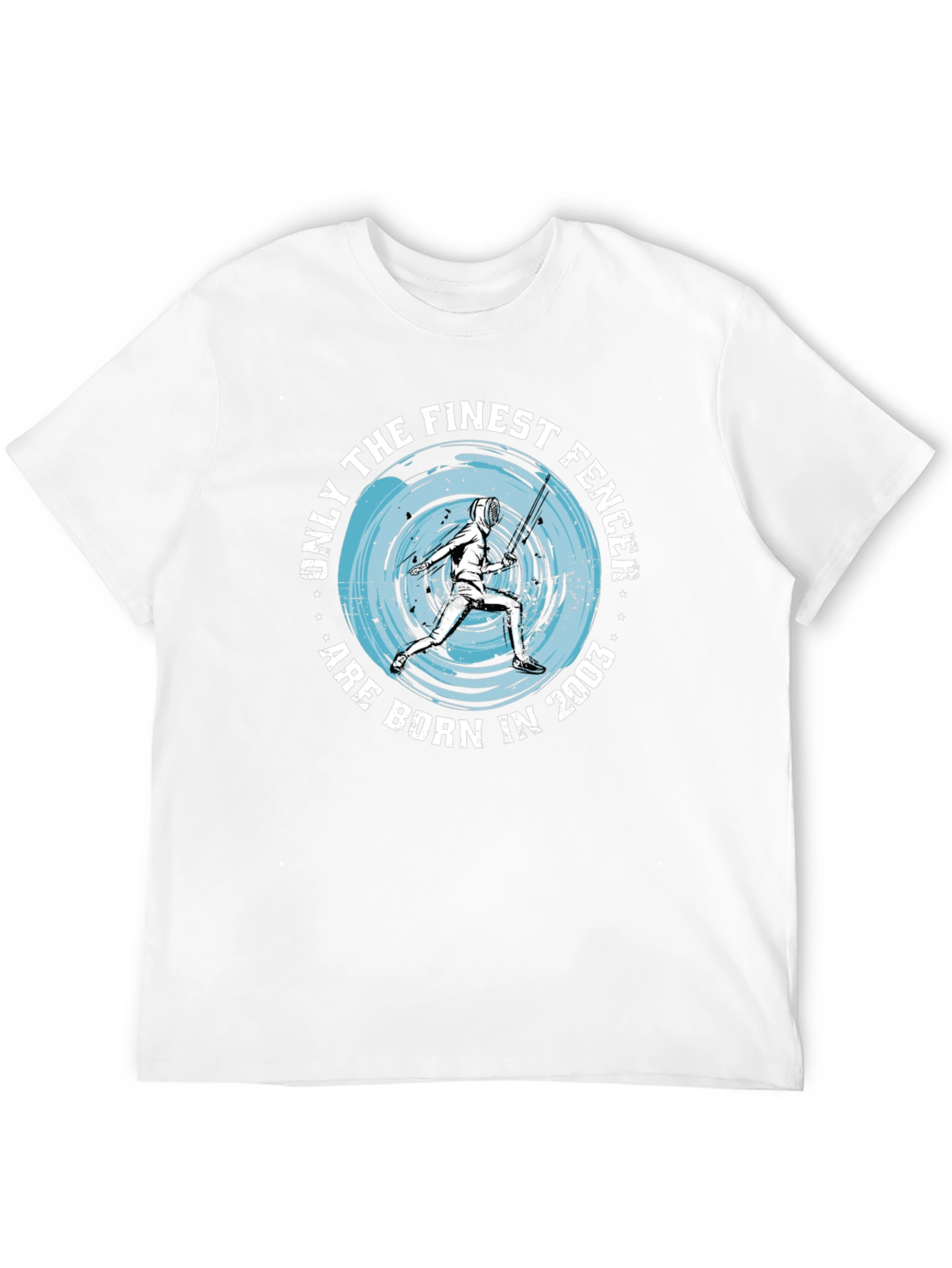 Finest Fencer Born in 2003 Black T-Shirt