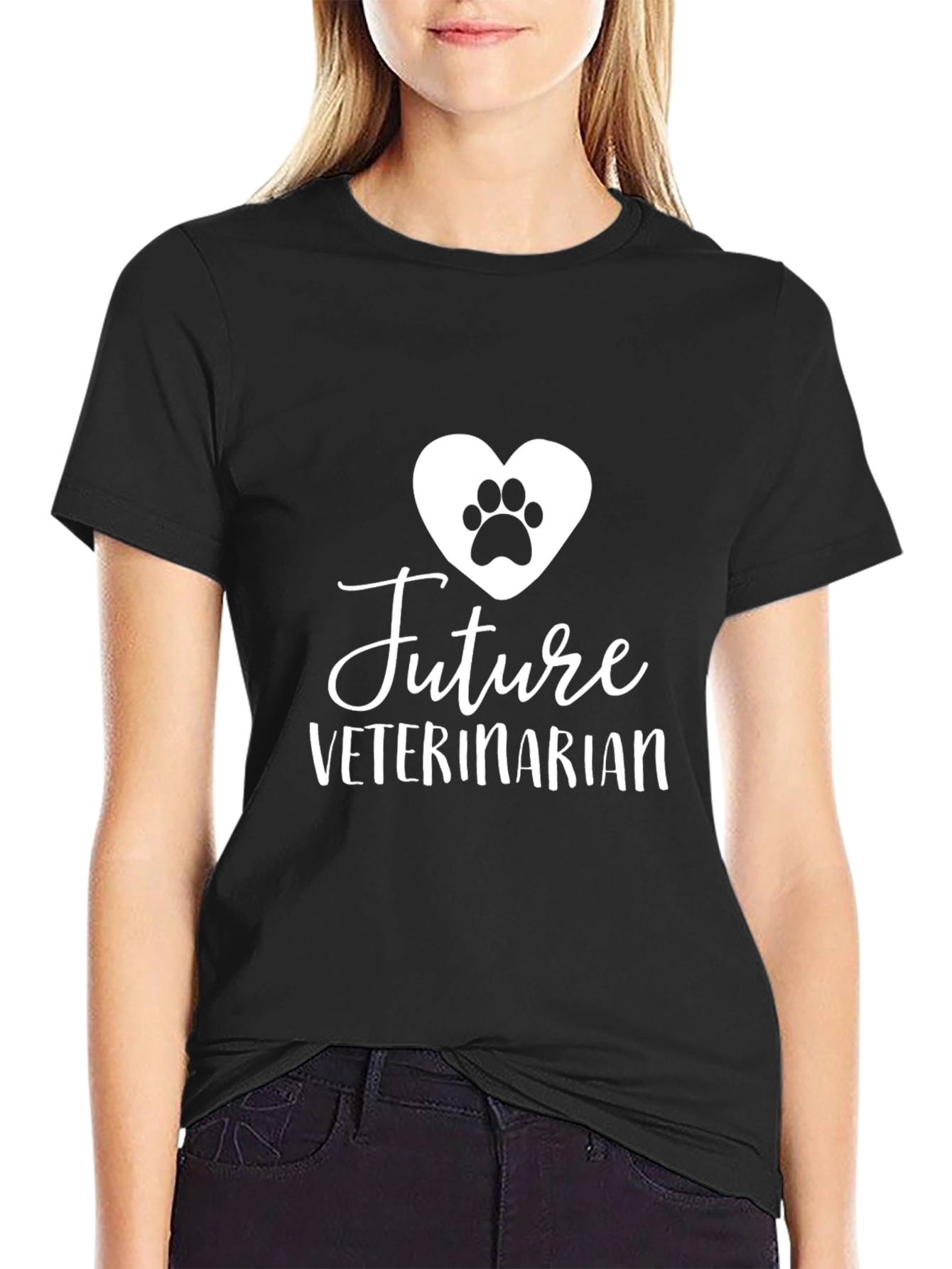 Future Veterinarian T-Shirt - Unisex Black Tee