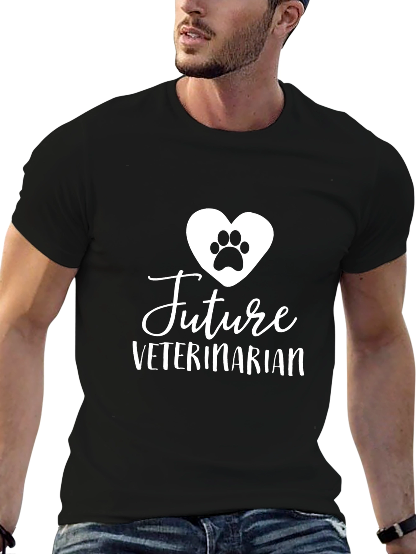 Future Veterinarian T-Shirt - Unisex Black Tee