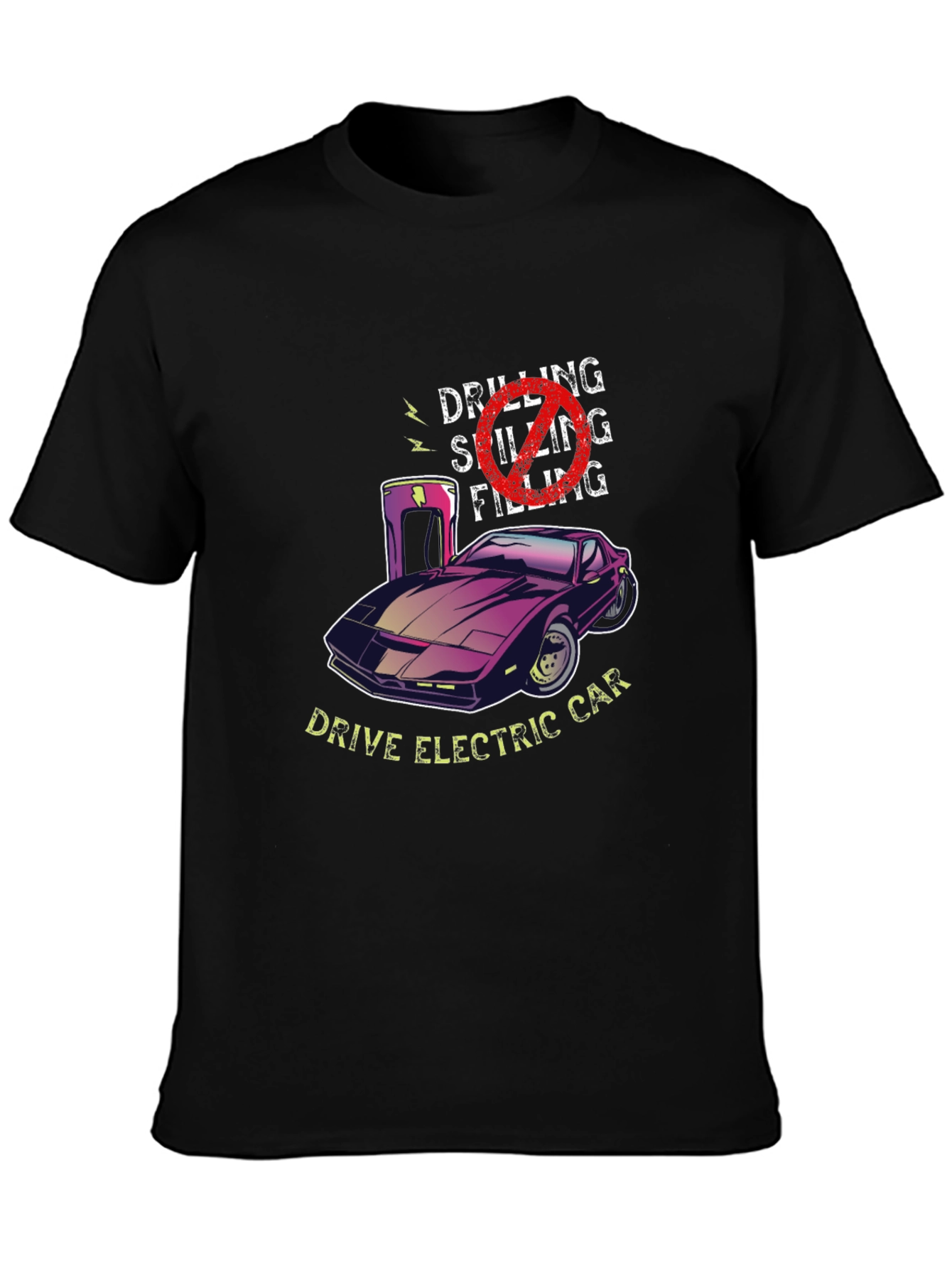 Drive Electric Car Graphic T-Shirt