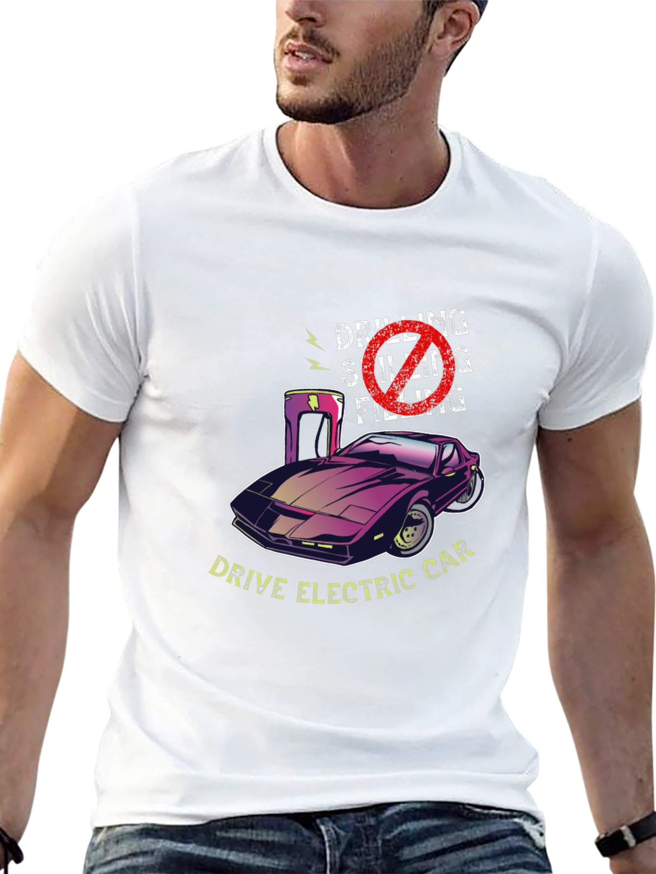 Drive Electric Car Graphic T-Shirt
