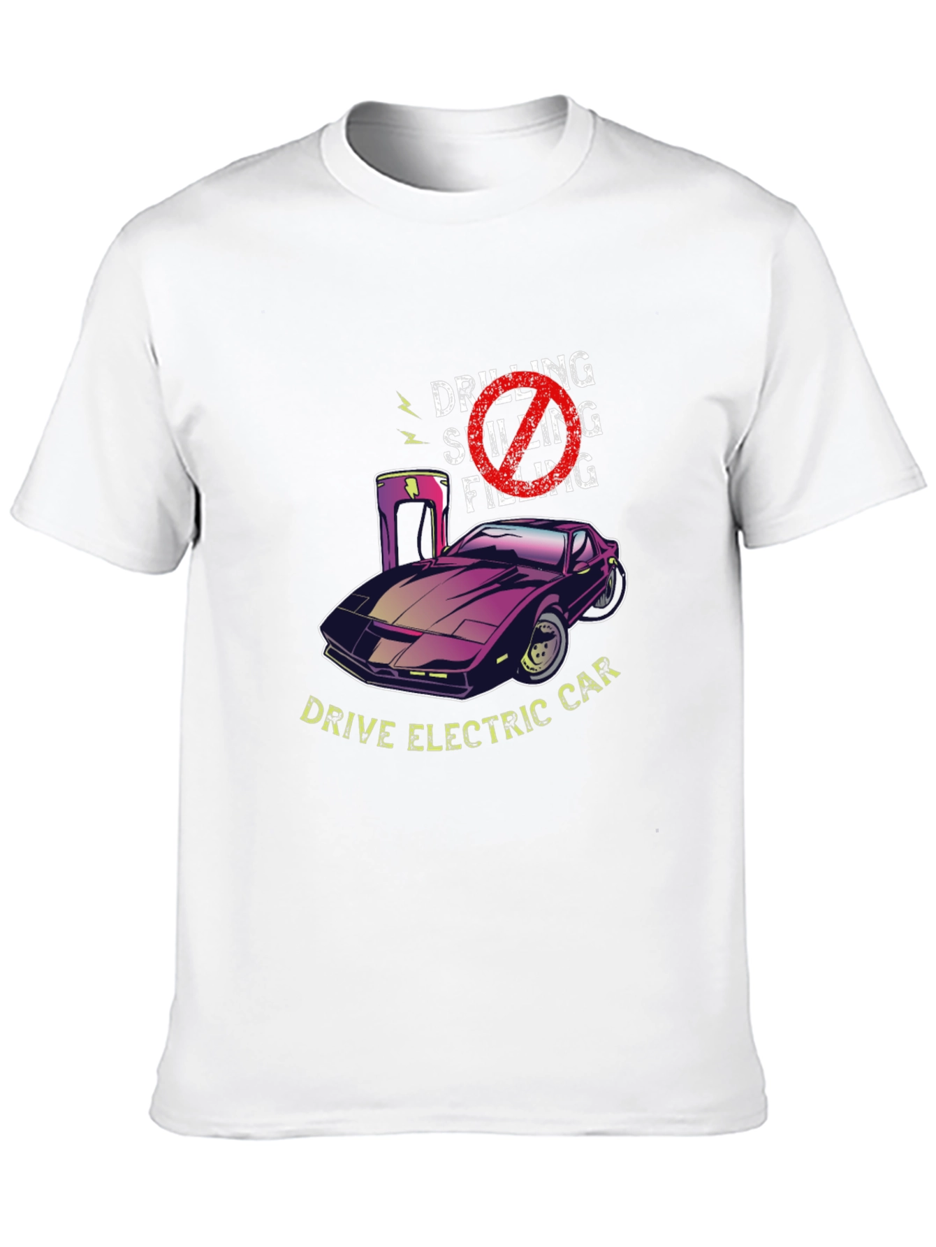 Drive Electric Car Graphic T-Shirt