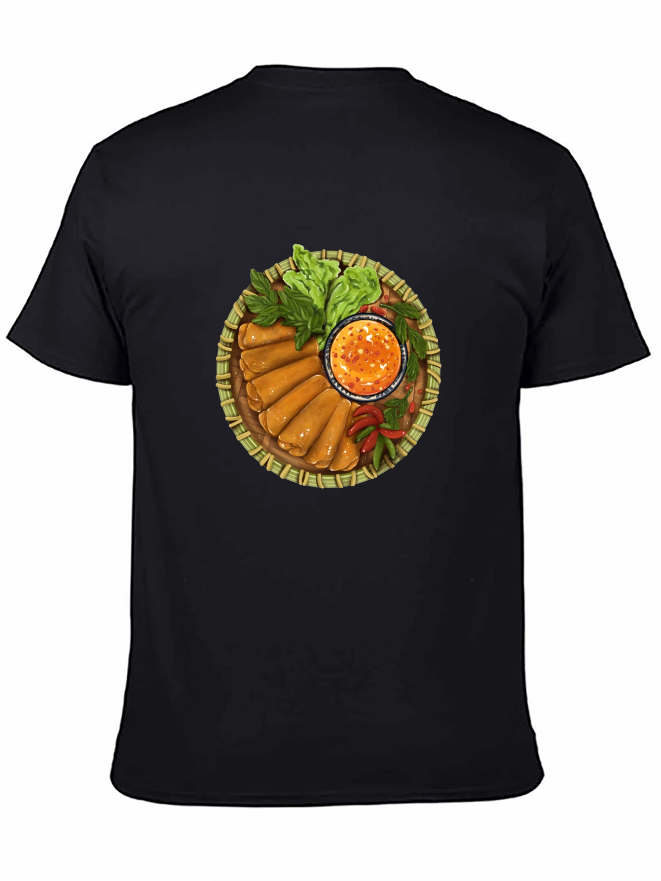 Spring Rolls T-Shirt - Unique Foodie Tee