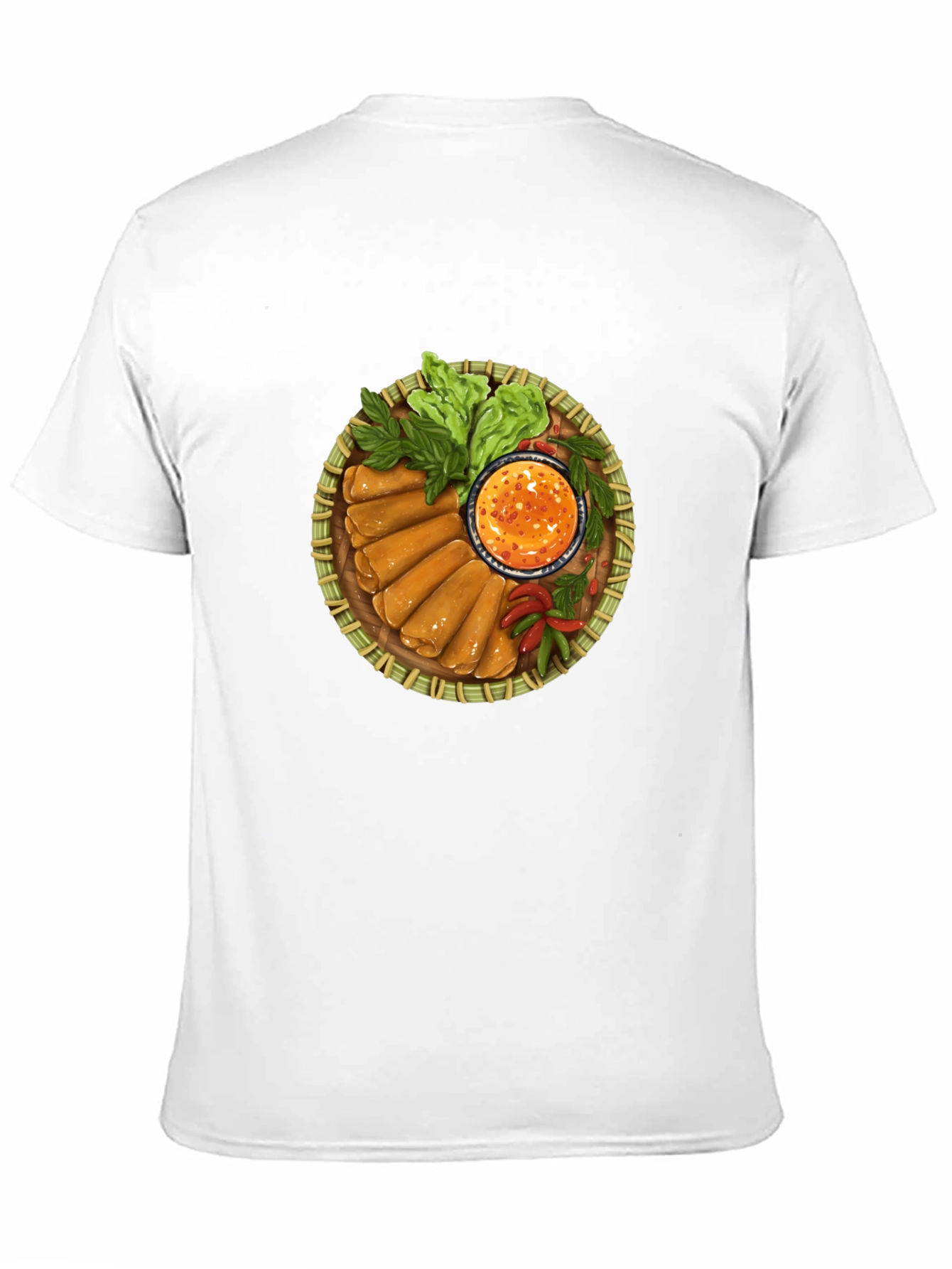 Spring Rolls T-Shirt - Unique Foodie Tee