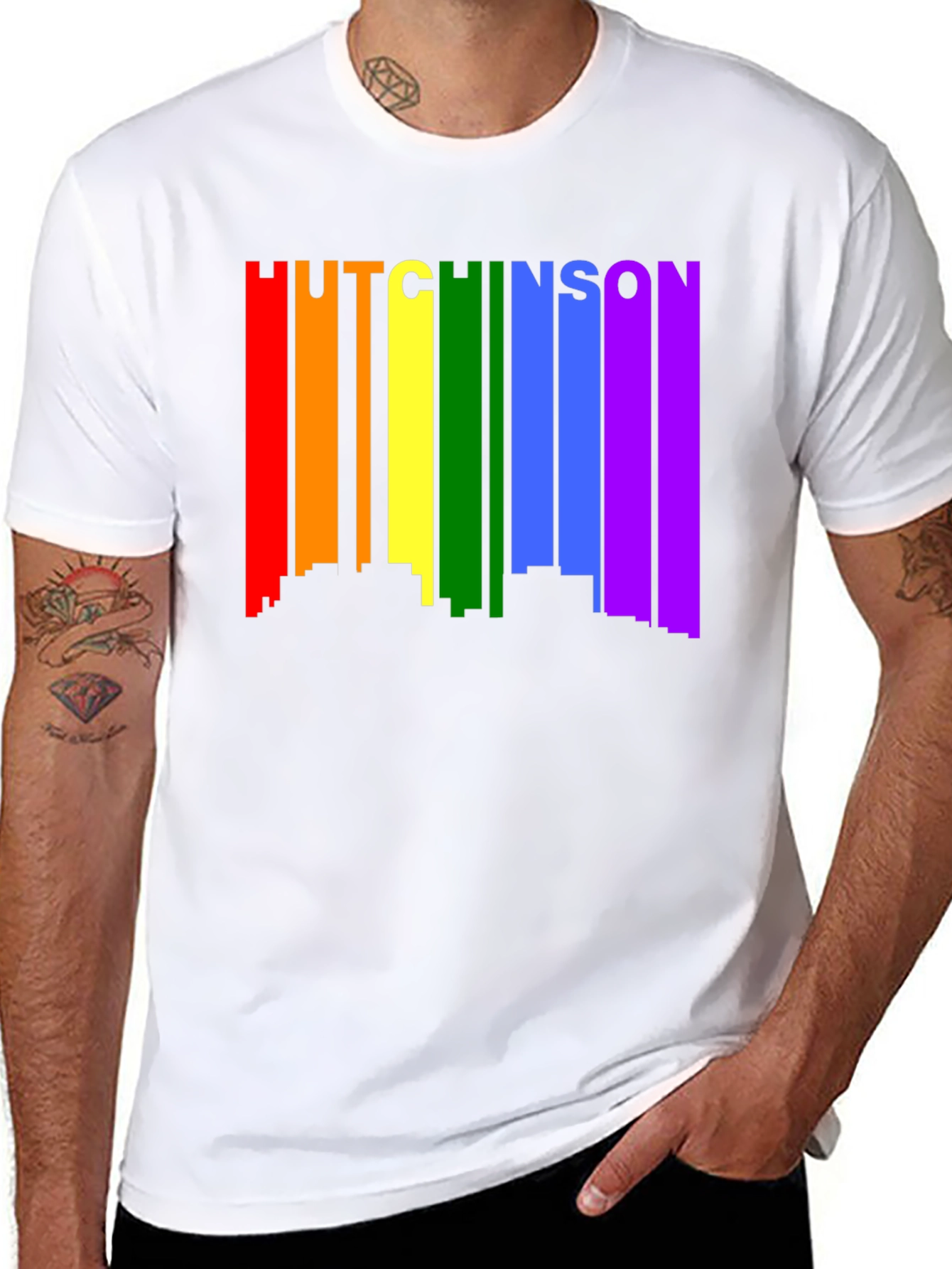 Hutchinson Pride Skyline Graphic Tee