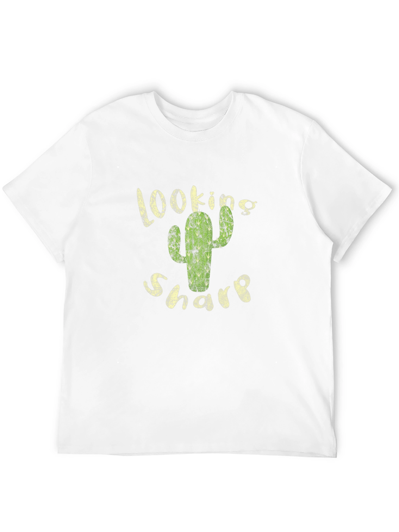 Looking Sharp Cactus Graphic Black T-Shirt
