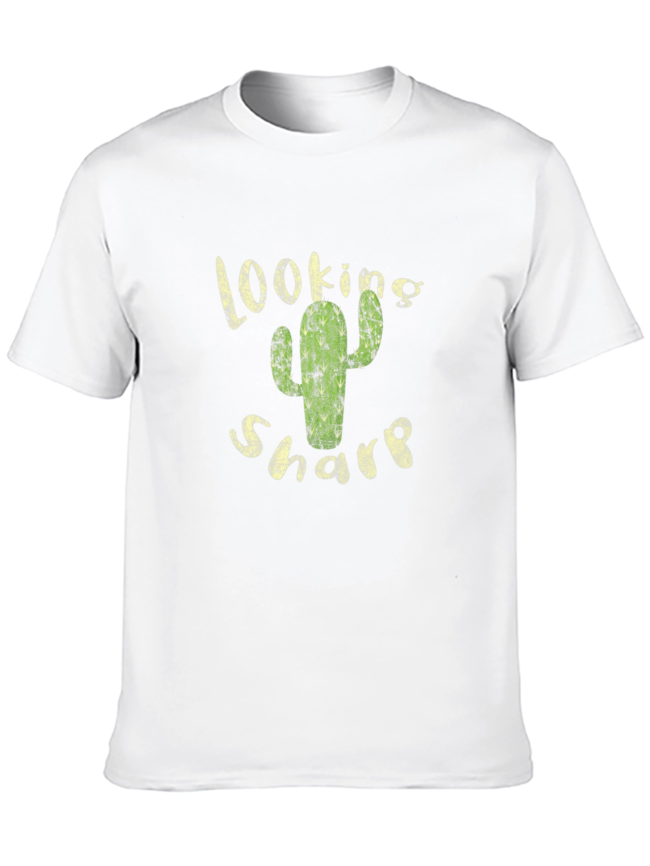 Looking Sharp Cactus Graphic Black T-Shirt