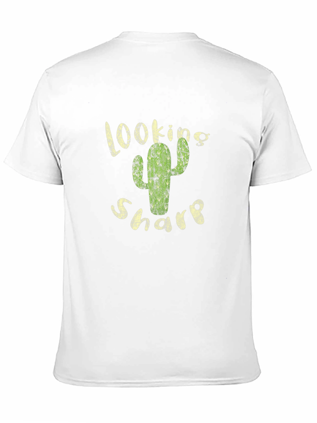 Looking Sharp Cactus Graphic Black T-Shirt