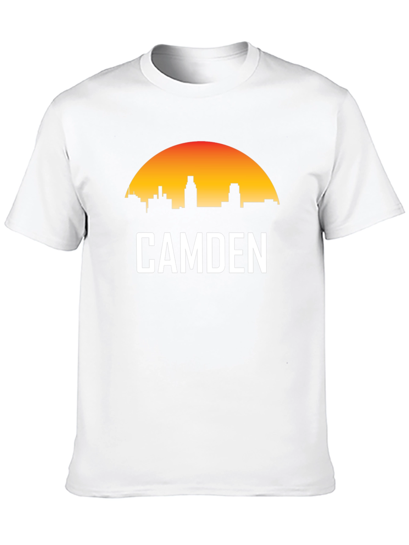 Camden City Skyline Black T-Shirt