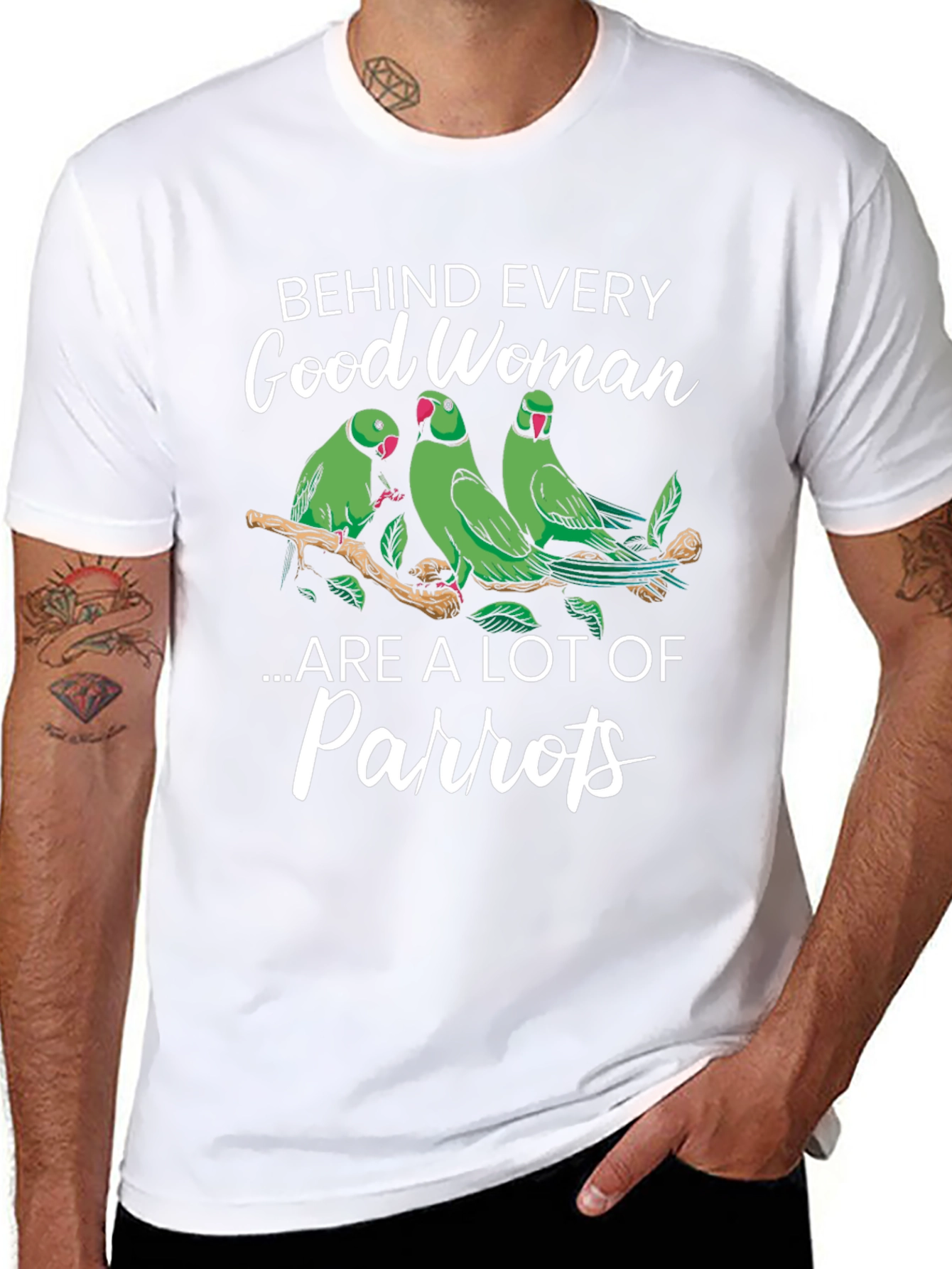 Good Woman & Parrot T-Shirt