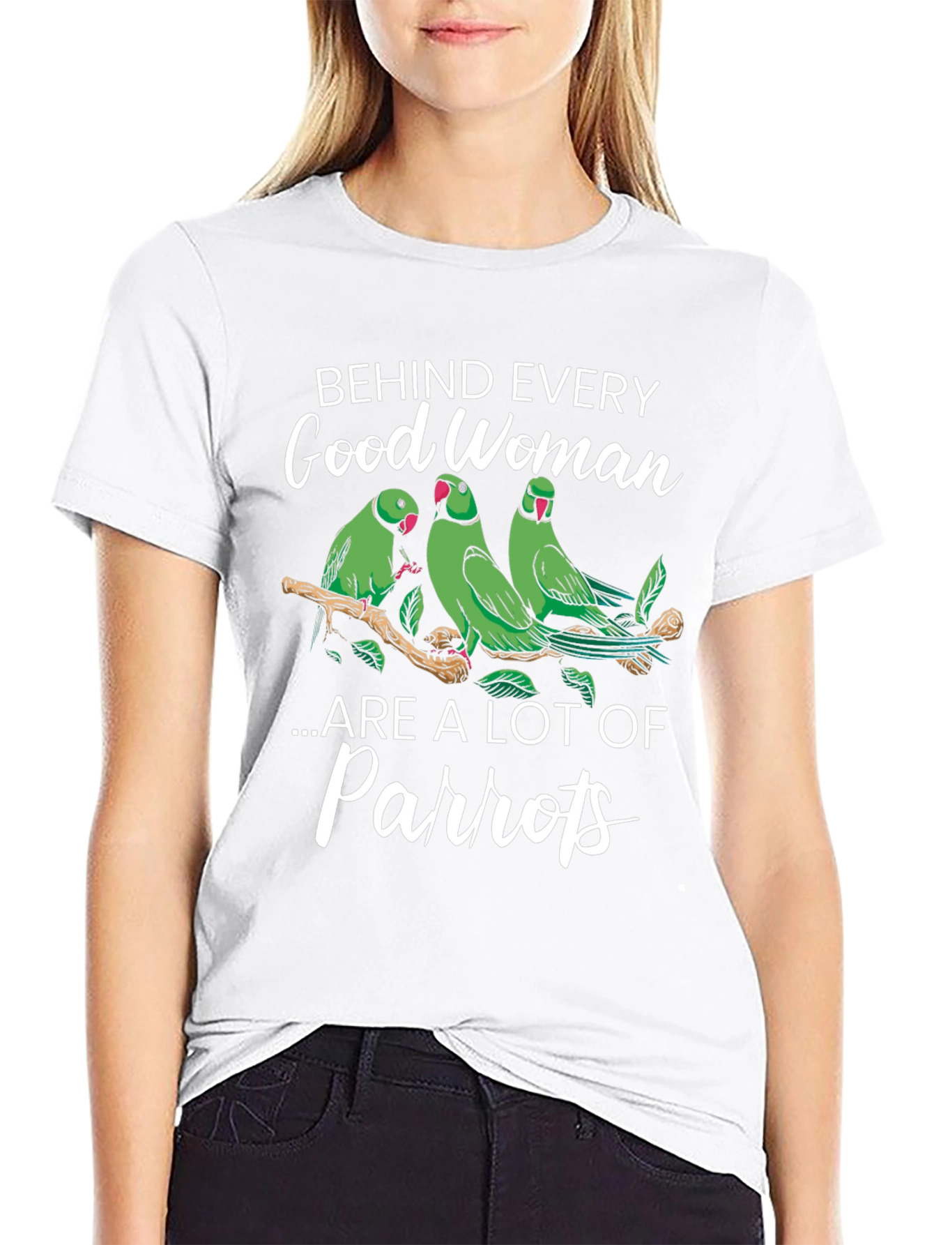 Good Woman & Parrot T-Shirt