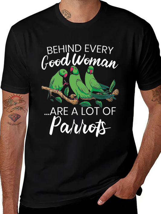 Good Woman & Parrot T-Shirt