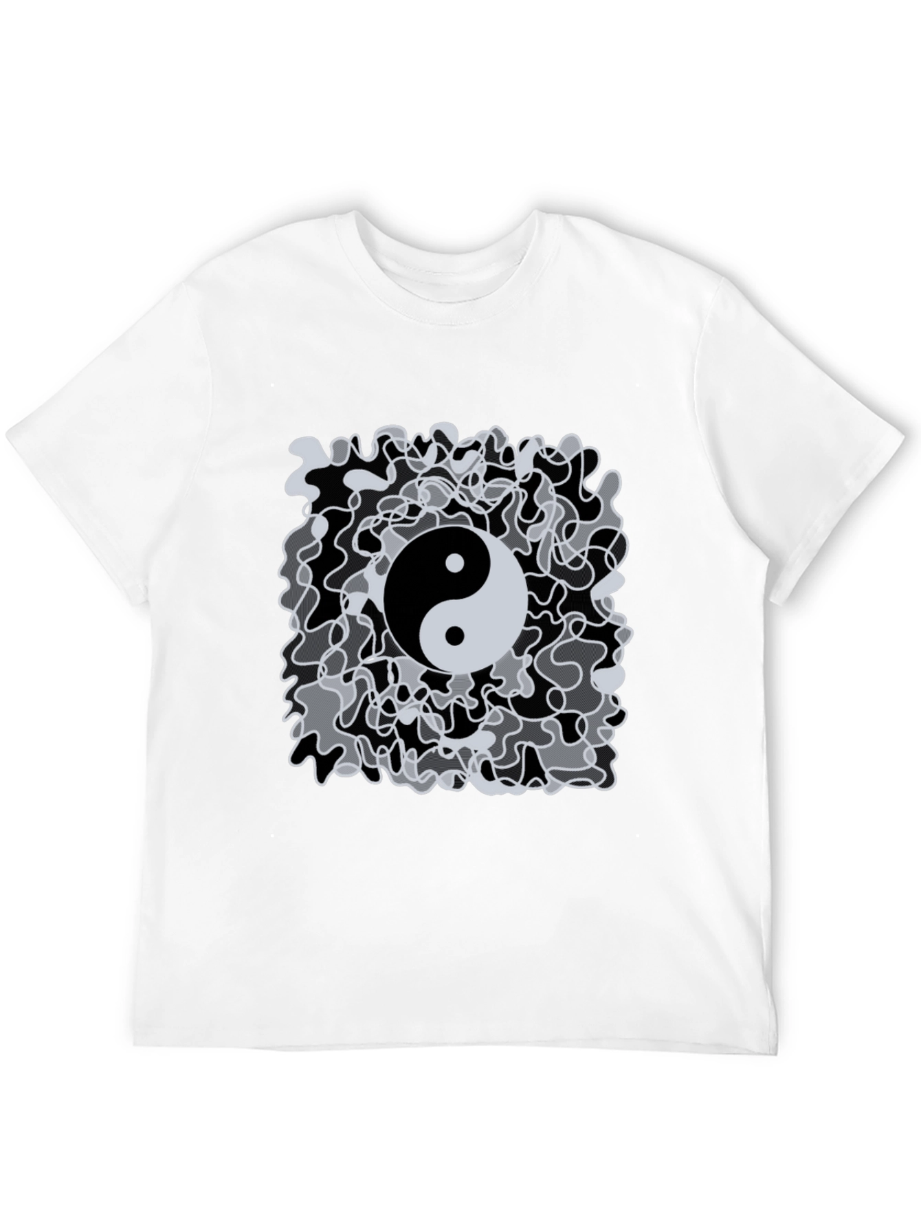 Yin Yang T-Shirt - Abstract Design