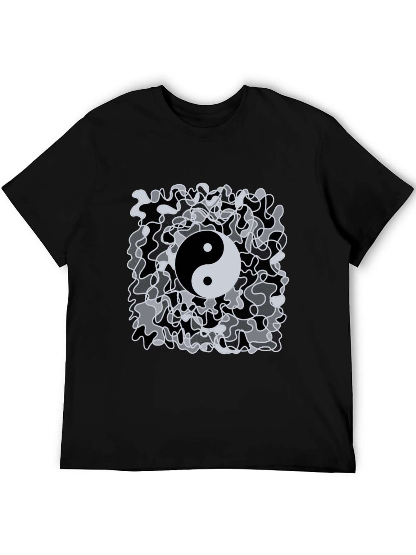 Yin Yang T-Shirt - Abstract Design