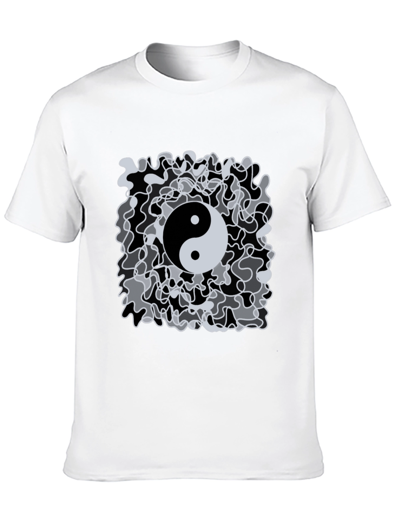Yin Yang T-Shirt - Abstract Design