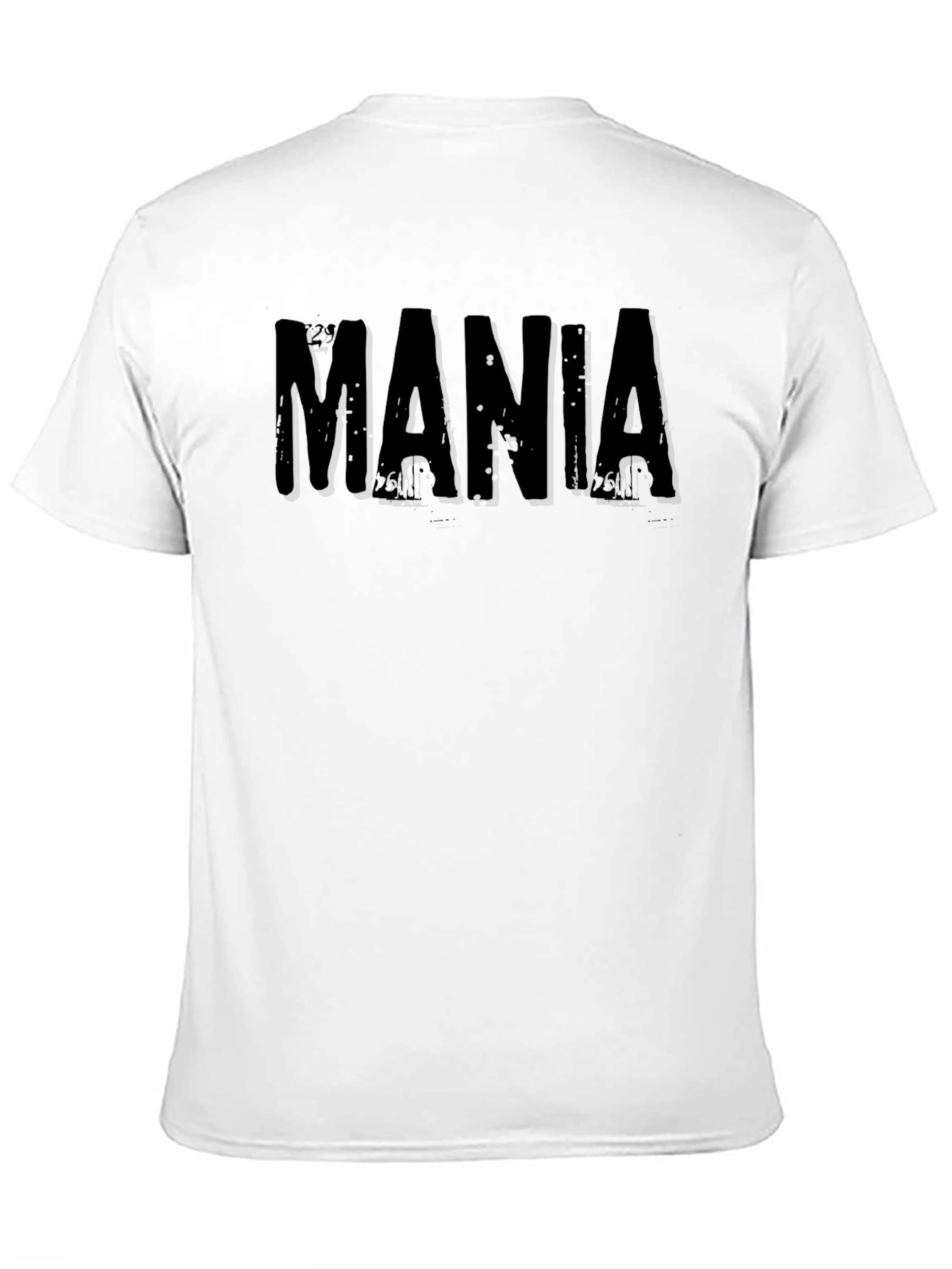 Mania Graphic Tee - Distressed Style