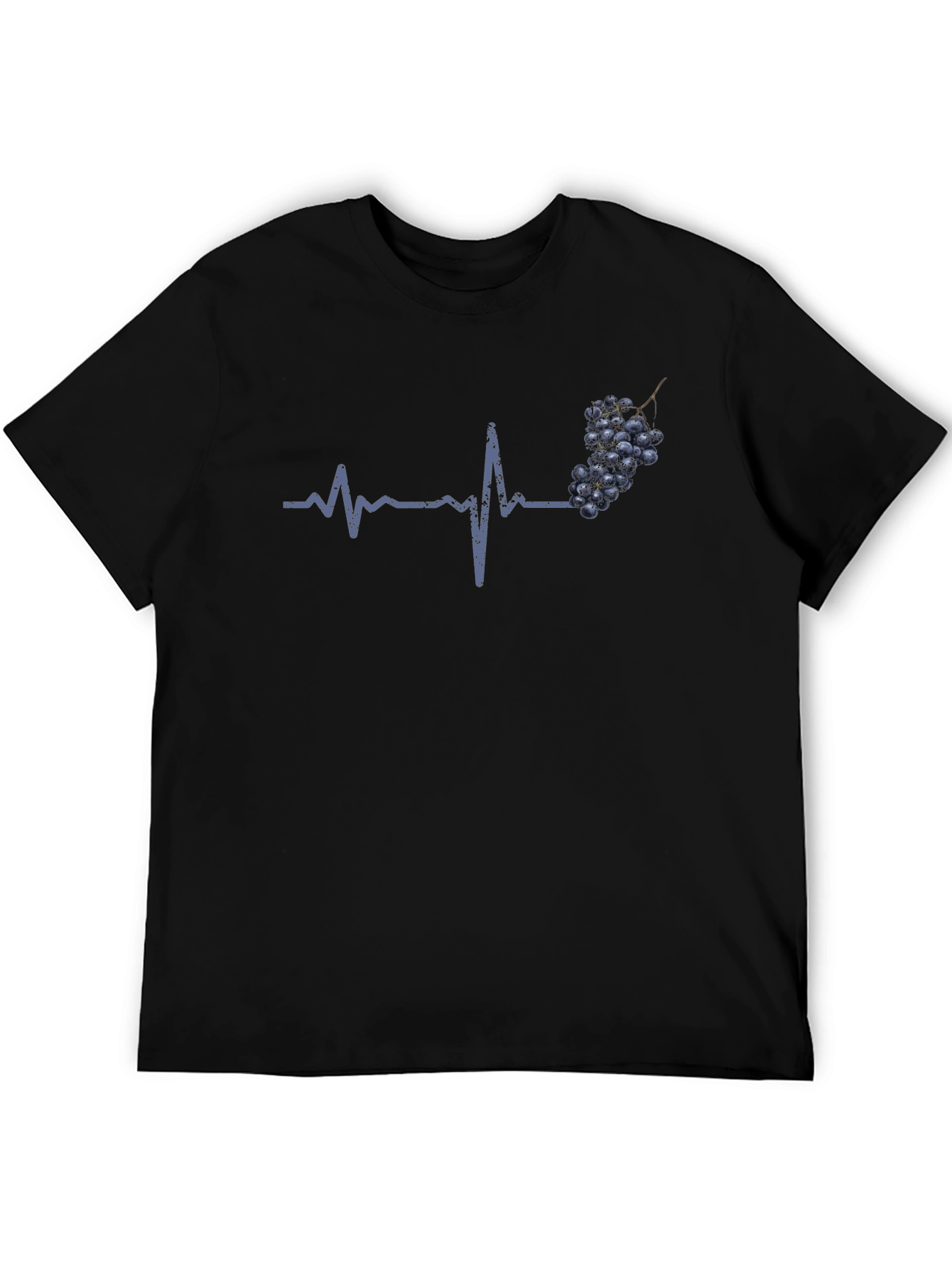 Grape Heartbeat T-Shirt - Wine Lover Tee