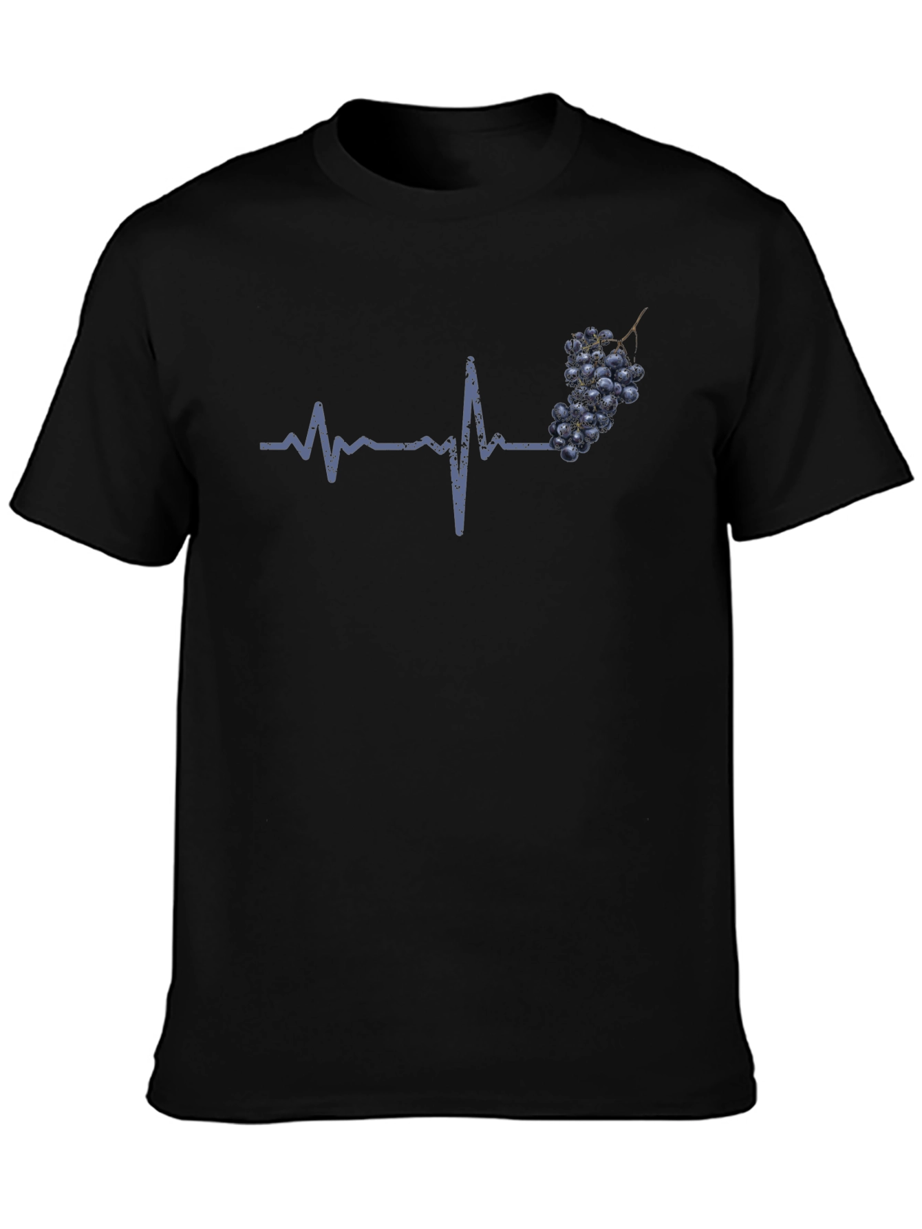Grape Heartbeat T-Shirt - Wine Lover Tee