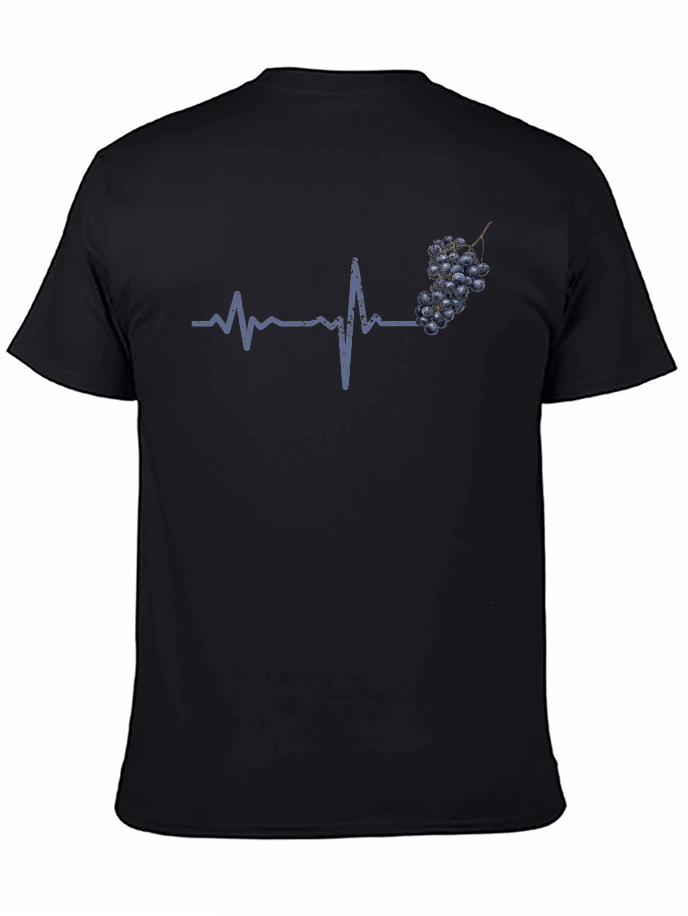 Grape Heartbeat T-Shirt - Wine Lover Tee