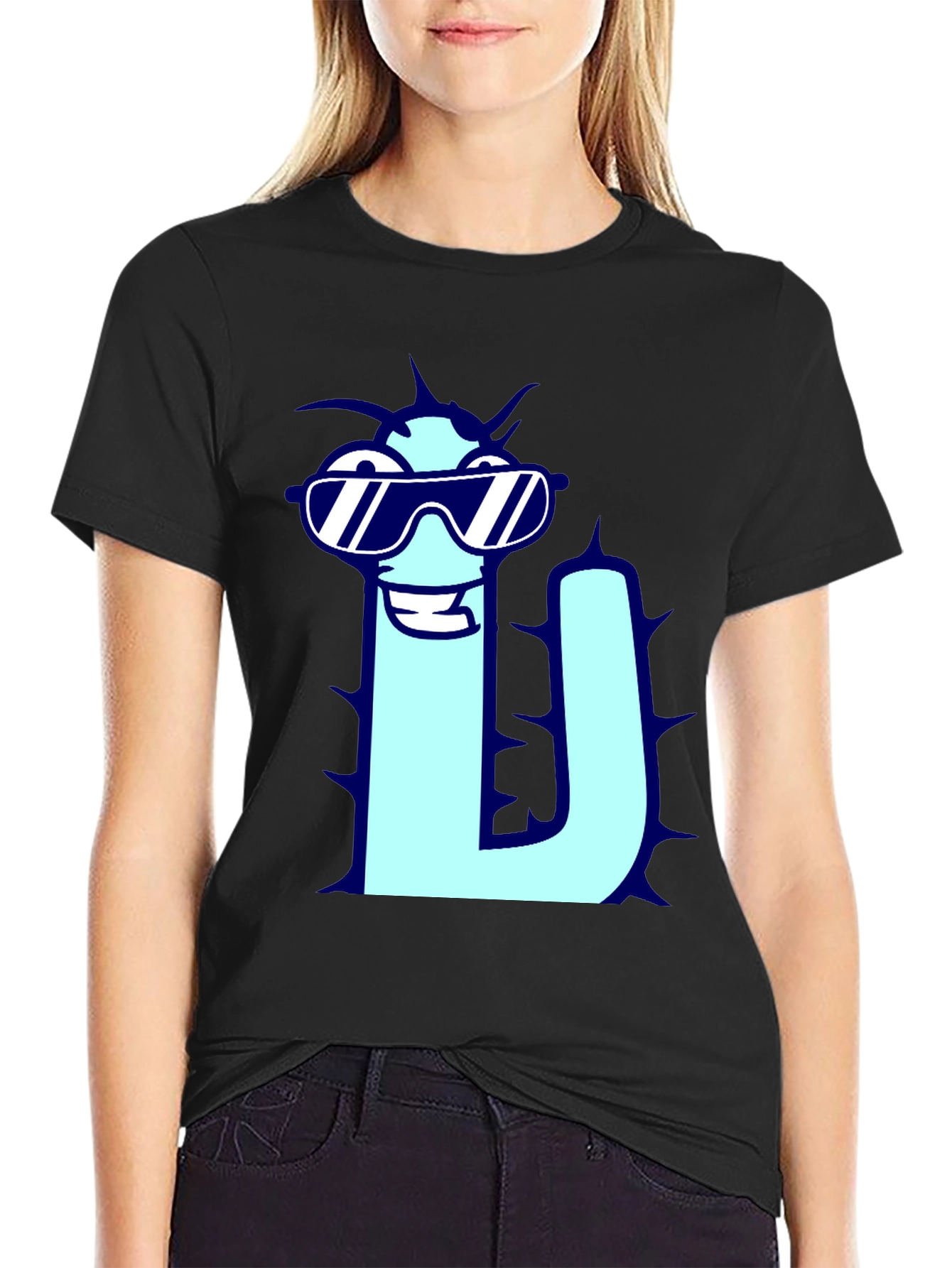 Cool Cactus T-Shirt - Funny Cartoon Tee