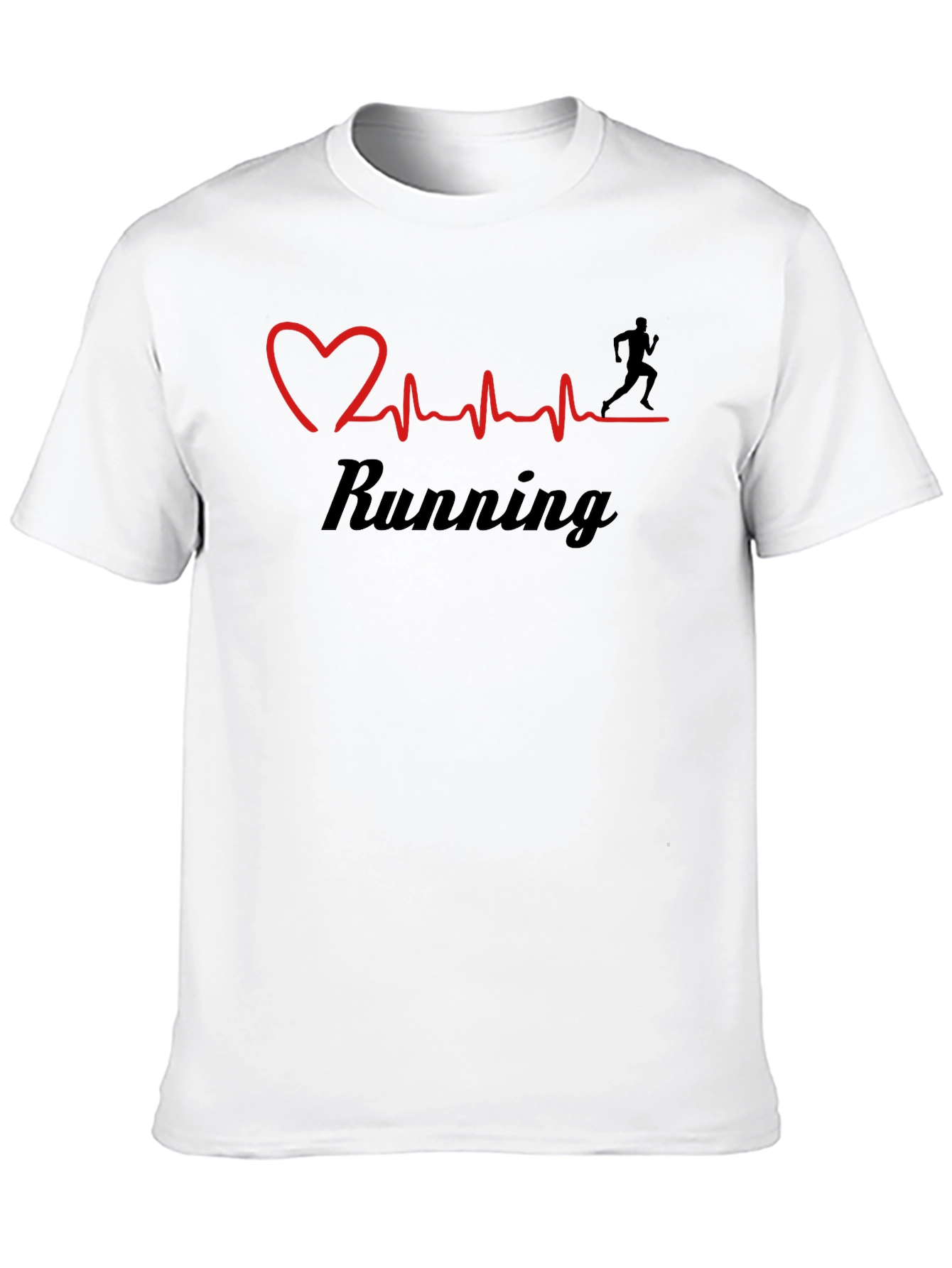 Running Heartbeat Graphic Tee