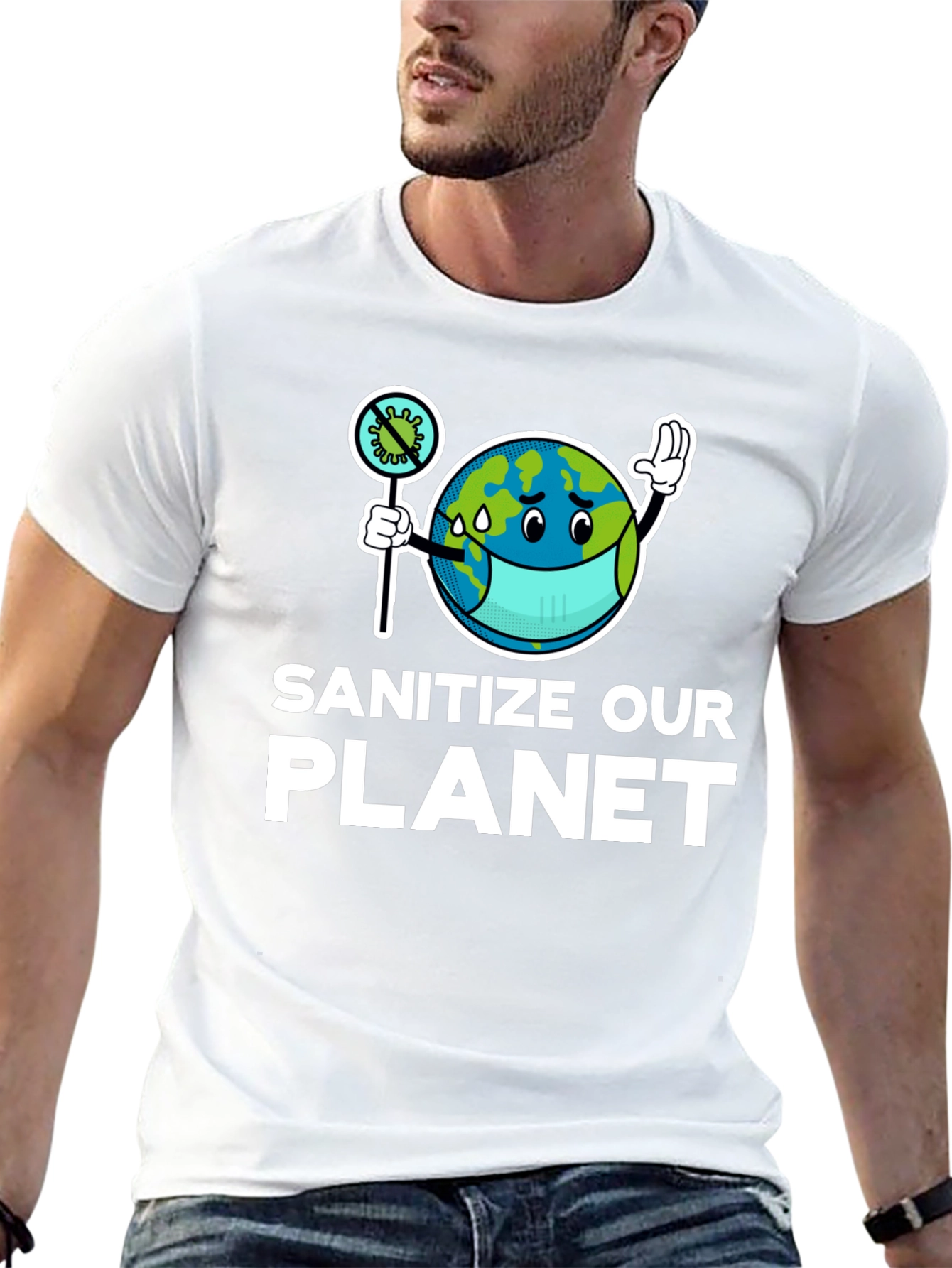 Sanitize Our Planet Graphic Tee