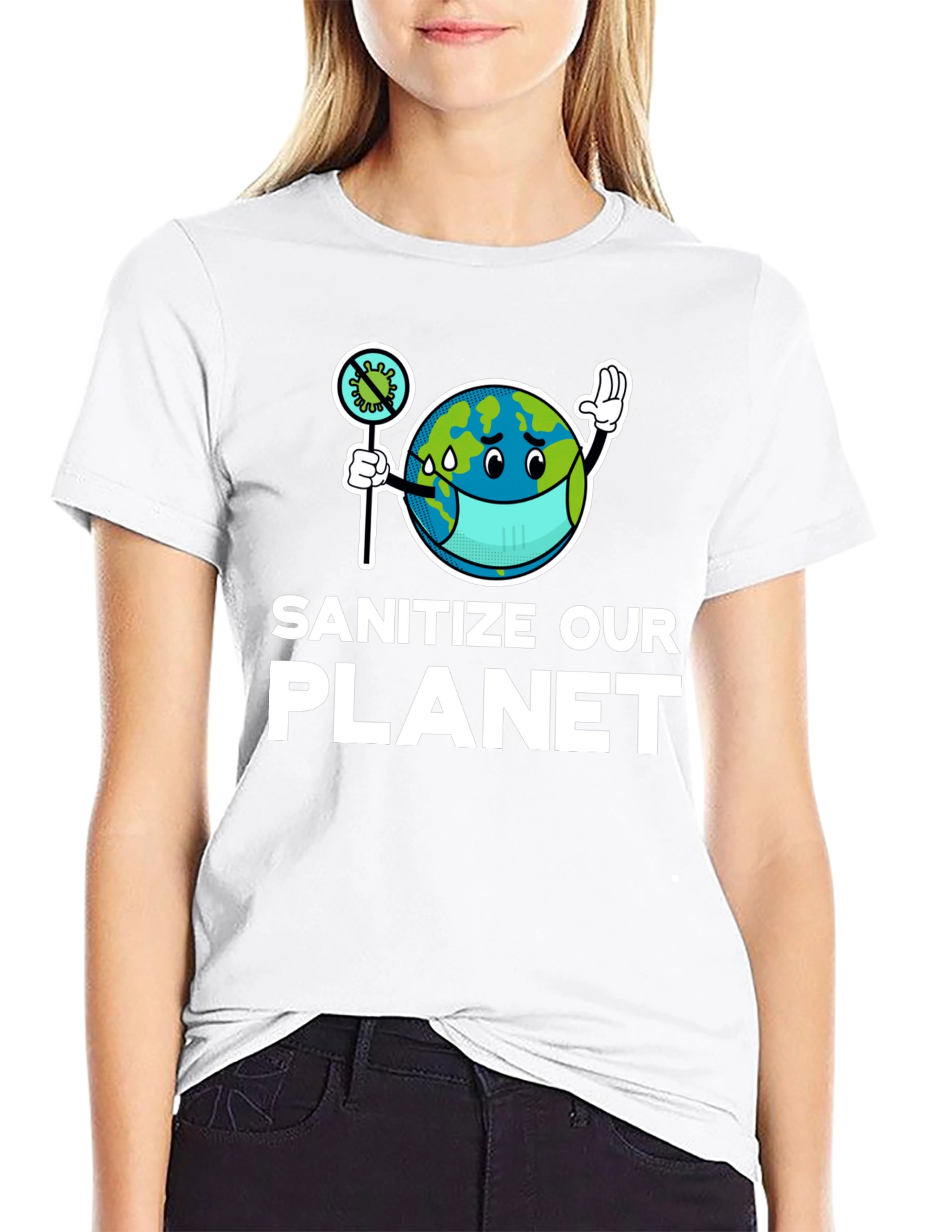 Sanitize Our Planet Graphic Tee
