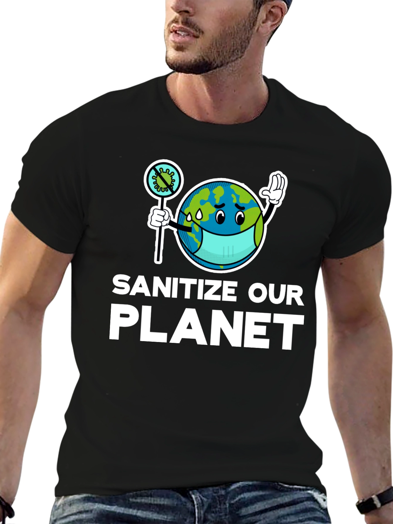 Sanitize Our Planet Graphic Tee