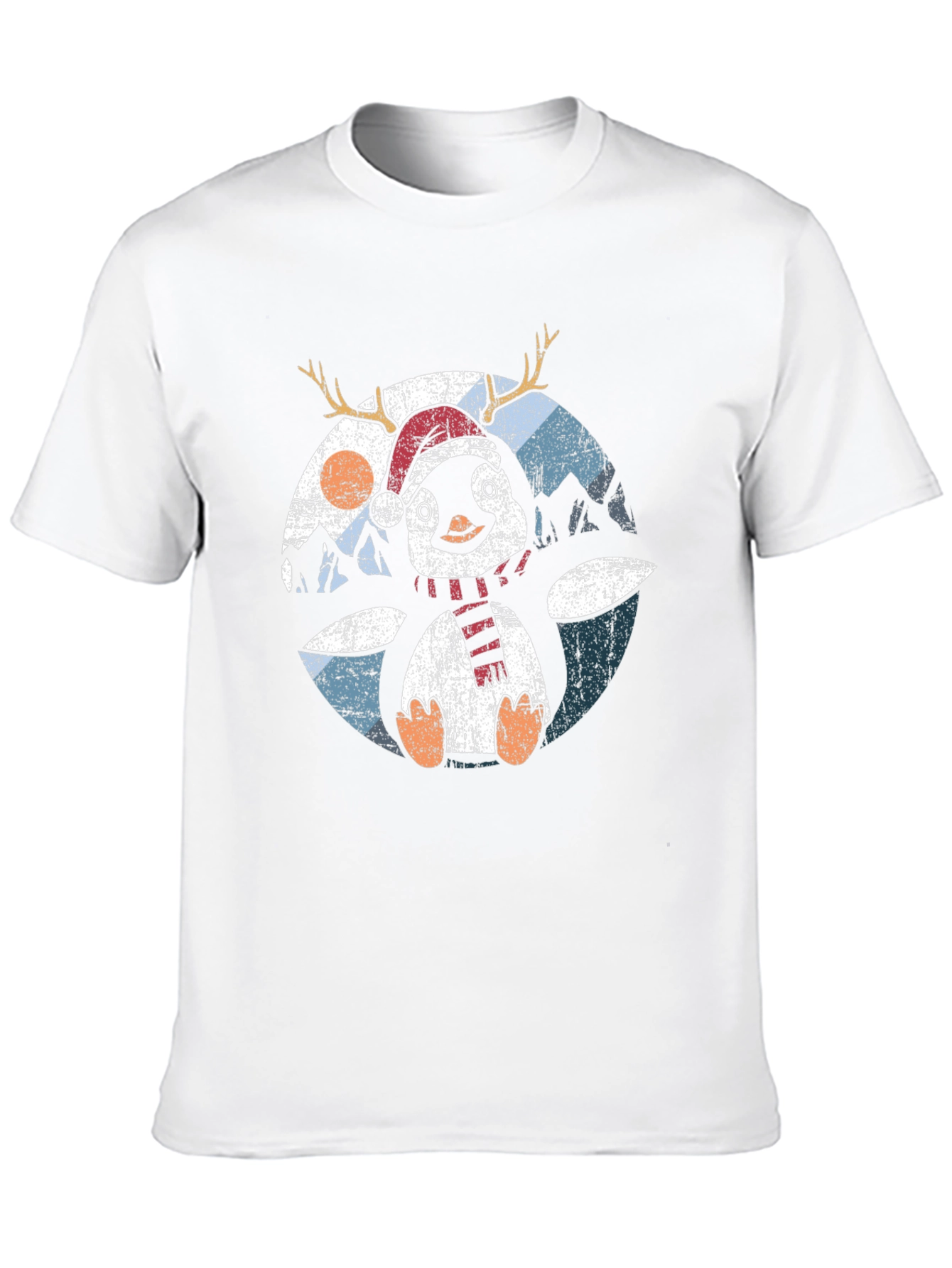 Penguin Holiday Tee: Christmas Antler T-Shirt