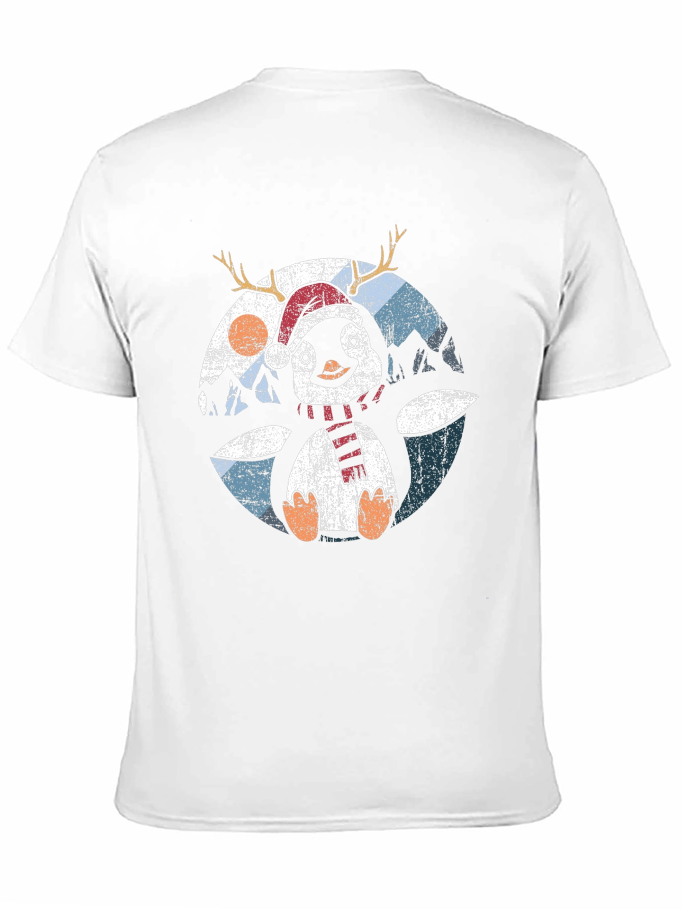 Penguin Holiday Tee: Christmas Antler T-Shirt