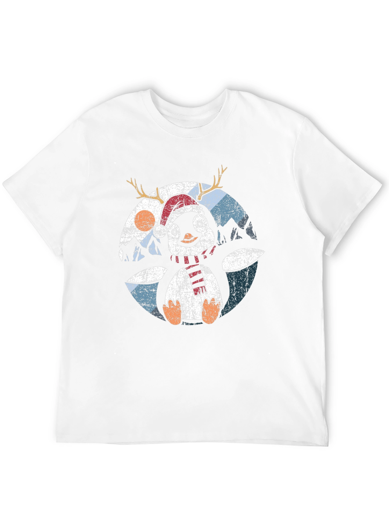 Penguin Holiday Tee: Christmas Antler T-Shirt