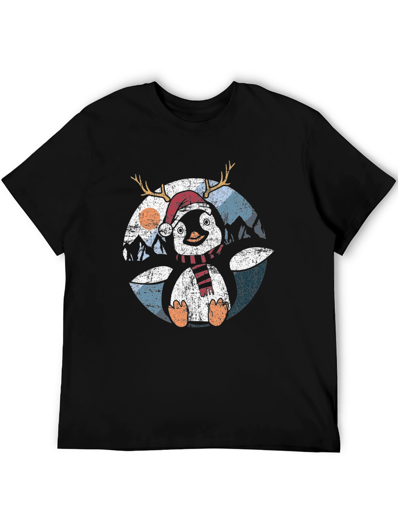 Penguin Holiday Tee: Christmas Antler T-Shirt