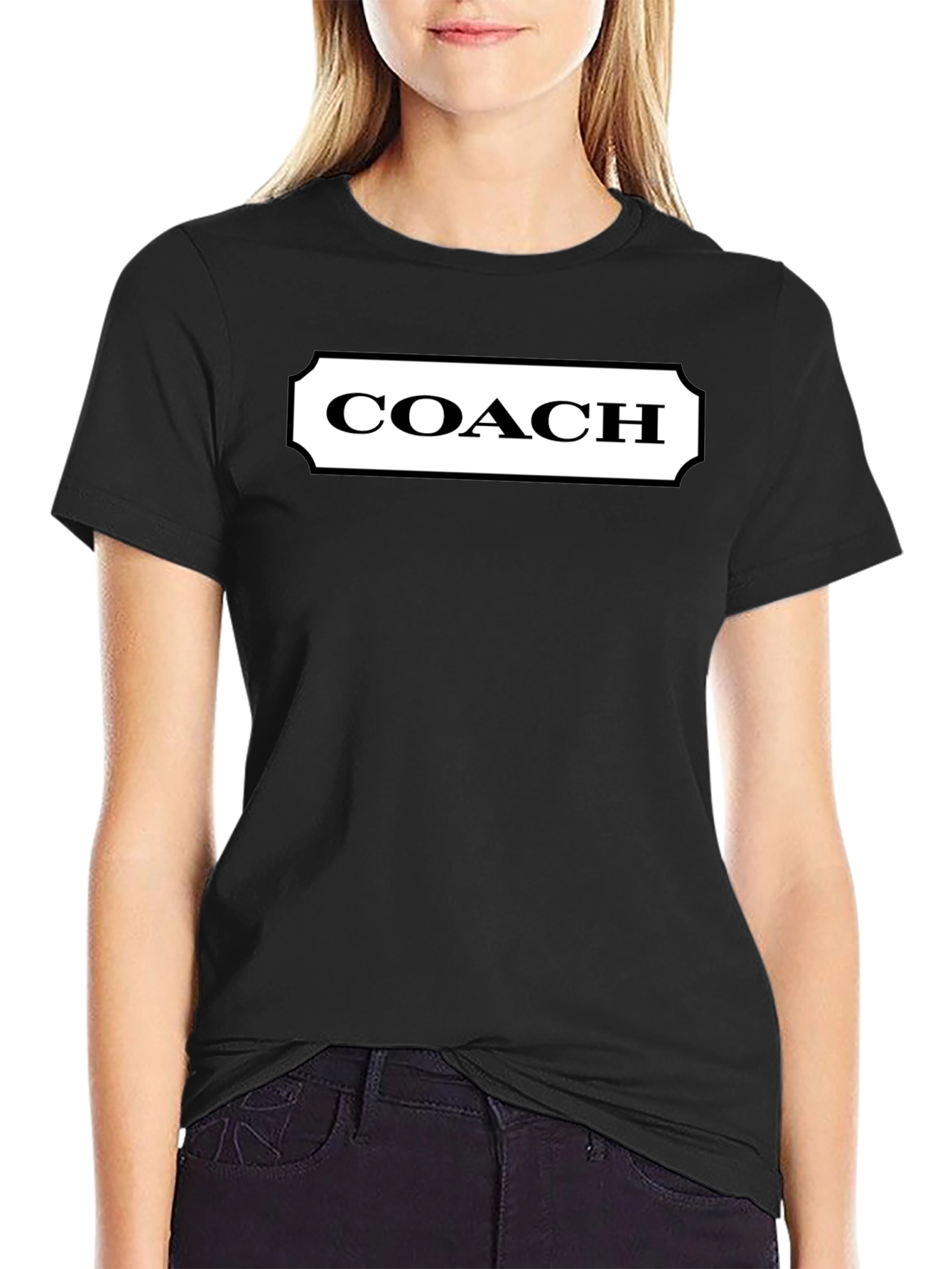 Coach Logo Black T-Shirt - Stylish & Comfortable