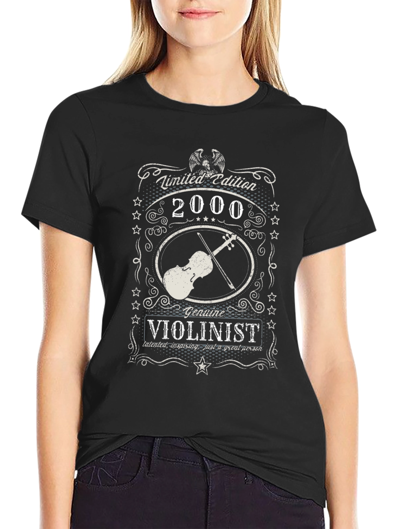 Limited Edition 2000 Violinist Black T-Shirt