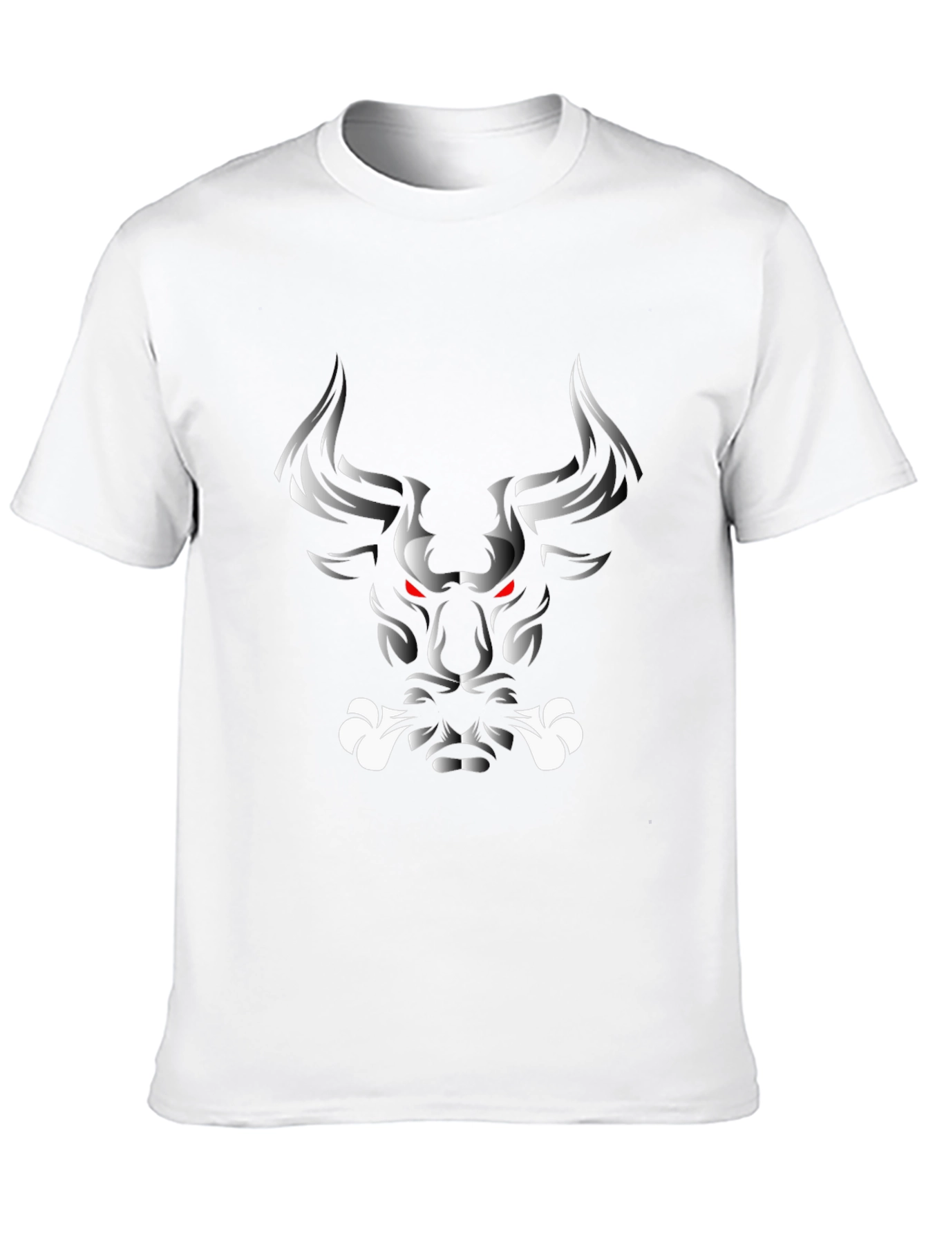 Mens Graphic Tee - Bull Design